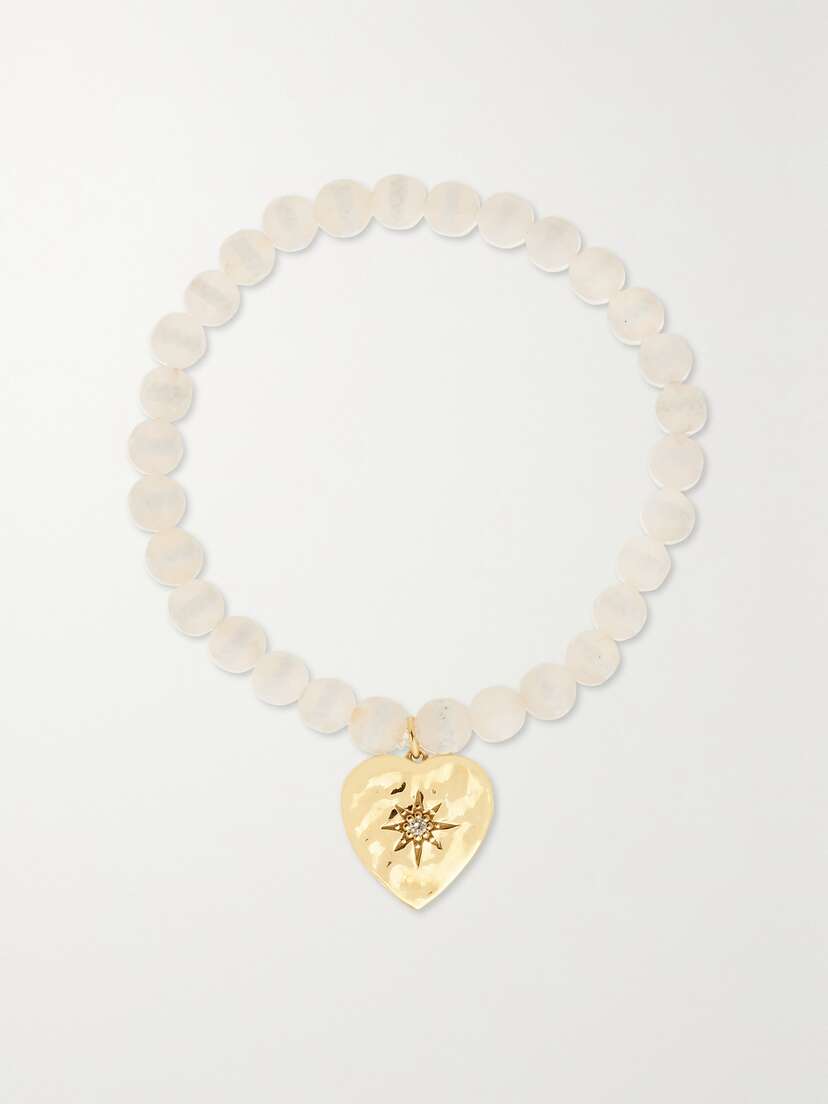 Ileana Makri 18-karat Gold, Agate And Diamond Bracelet