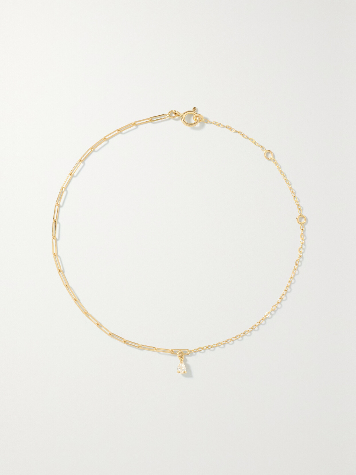 Yvonne Léon 18-karat Gold Diamond Anklet - One size