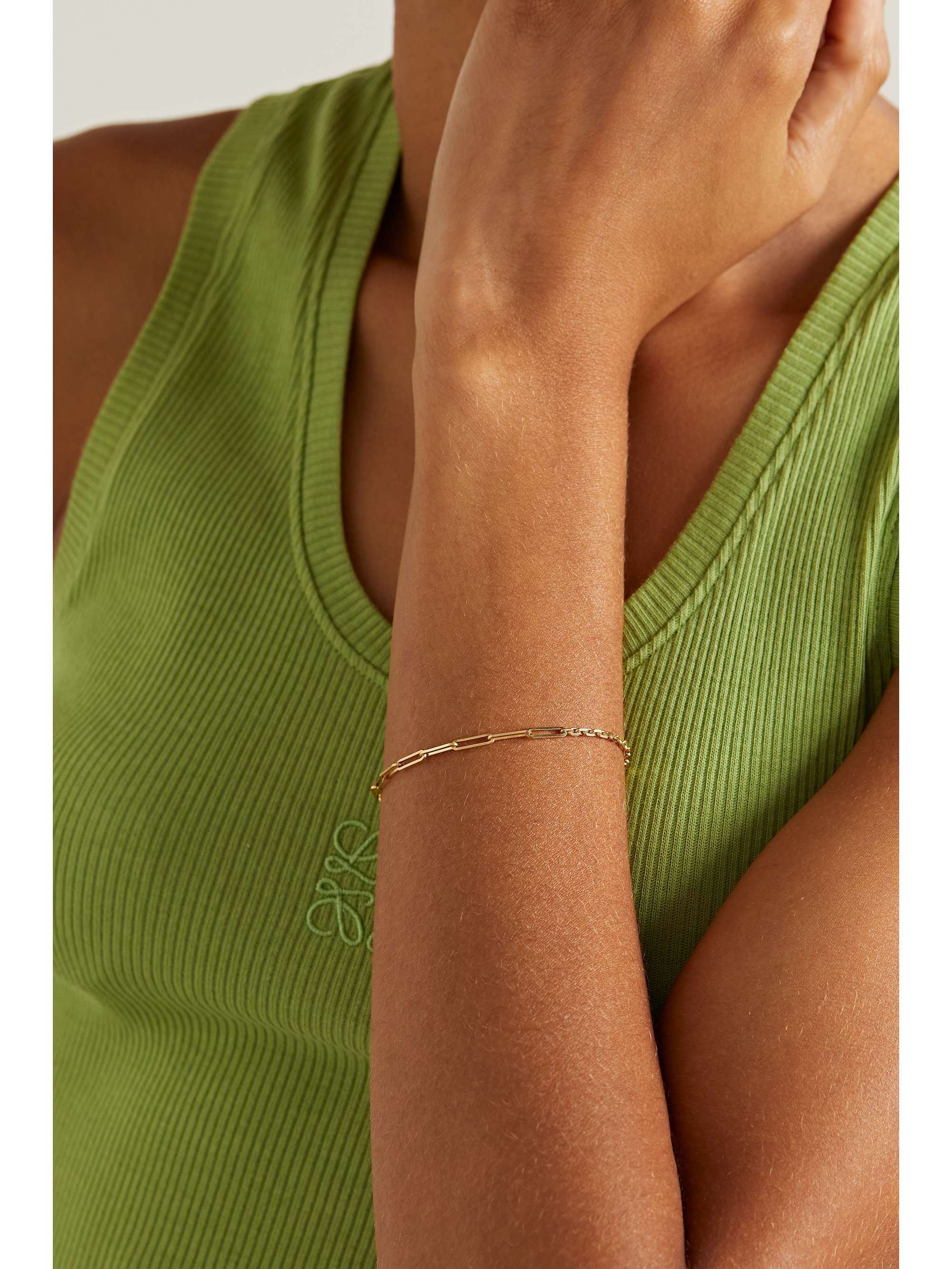 YVONNE LÉON 9- and 18-karat gold bracelet