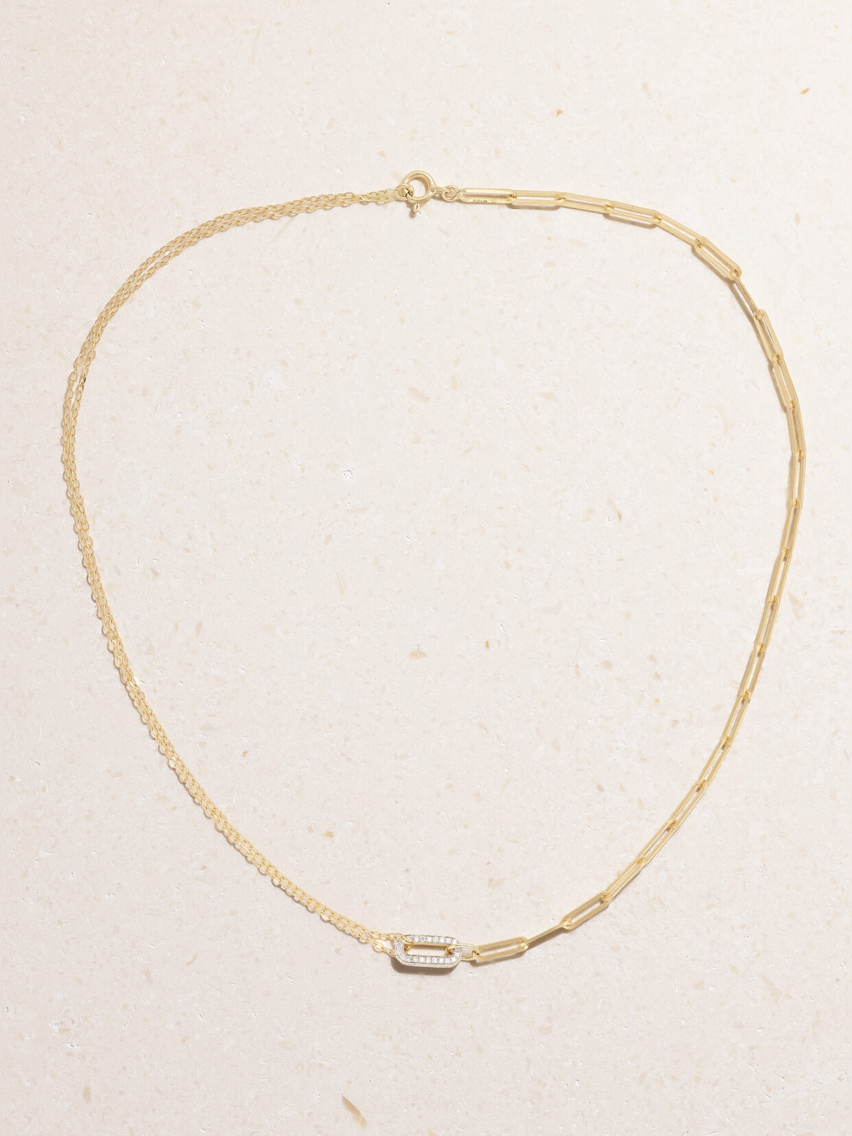 Yvonne Léon 18-karat Gold Diamond Necklace