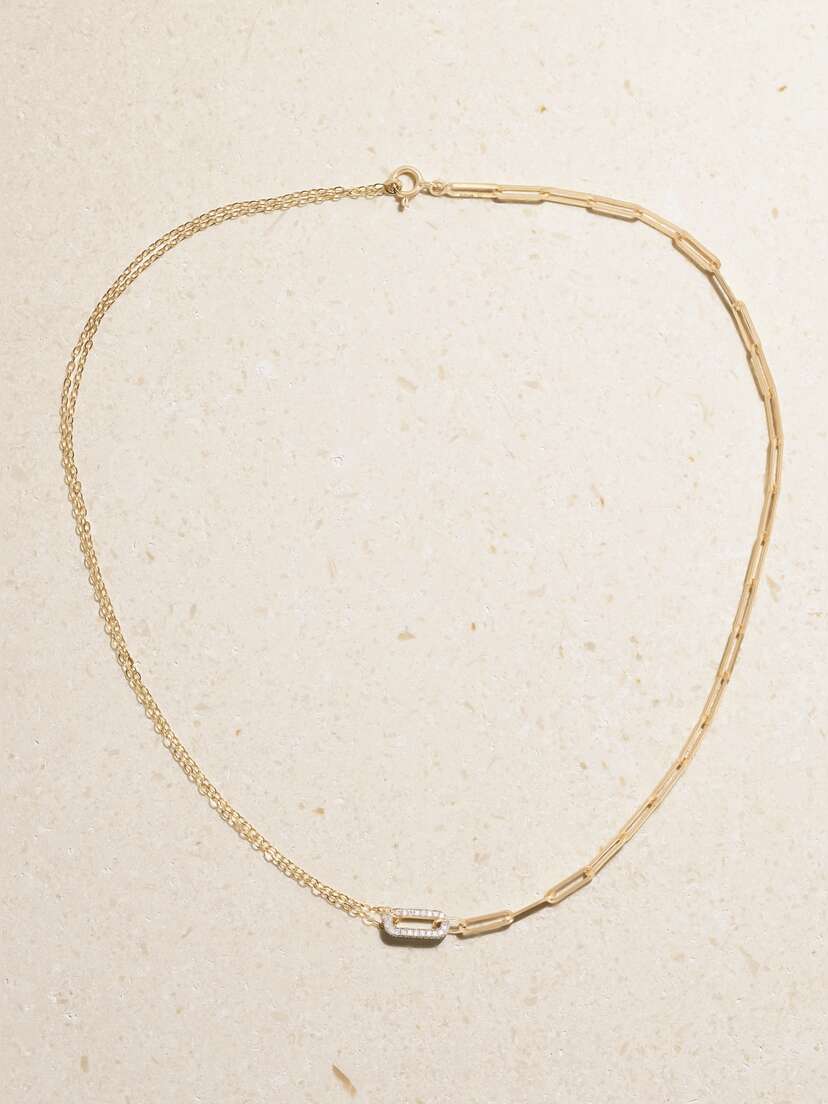 Yvonne Léon 18-karat Gold Diamond Necklace
