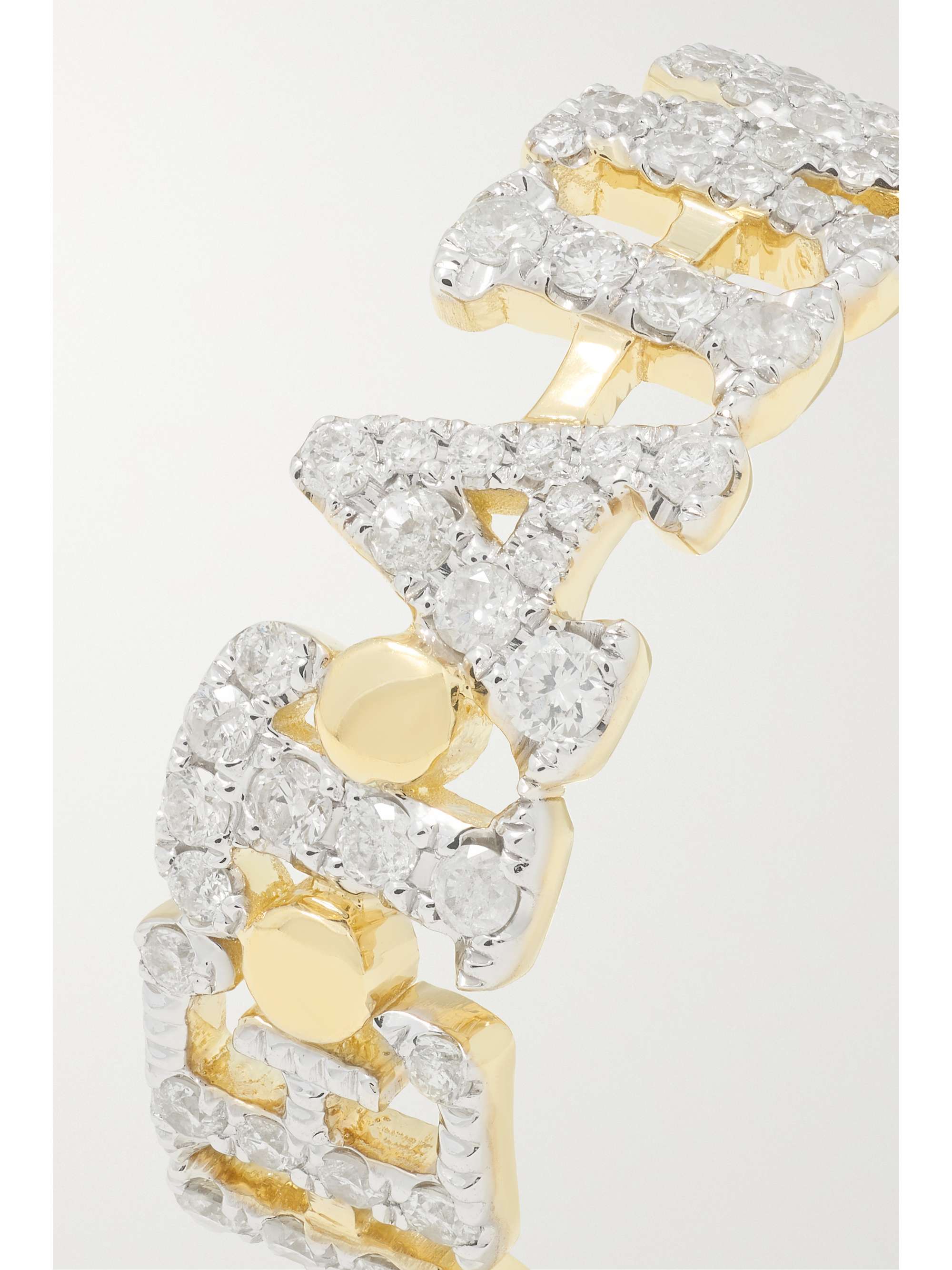 YVONNE LÉON Je t'aime 9-karat gold diamond ring