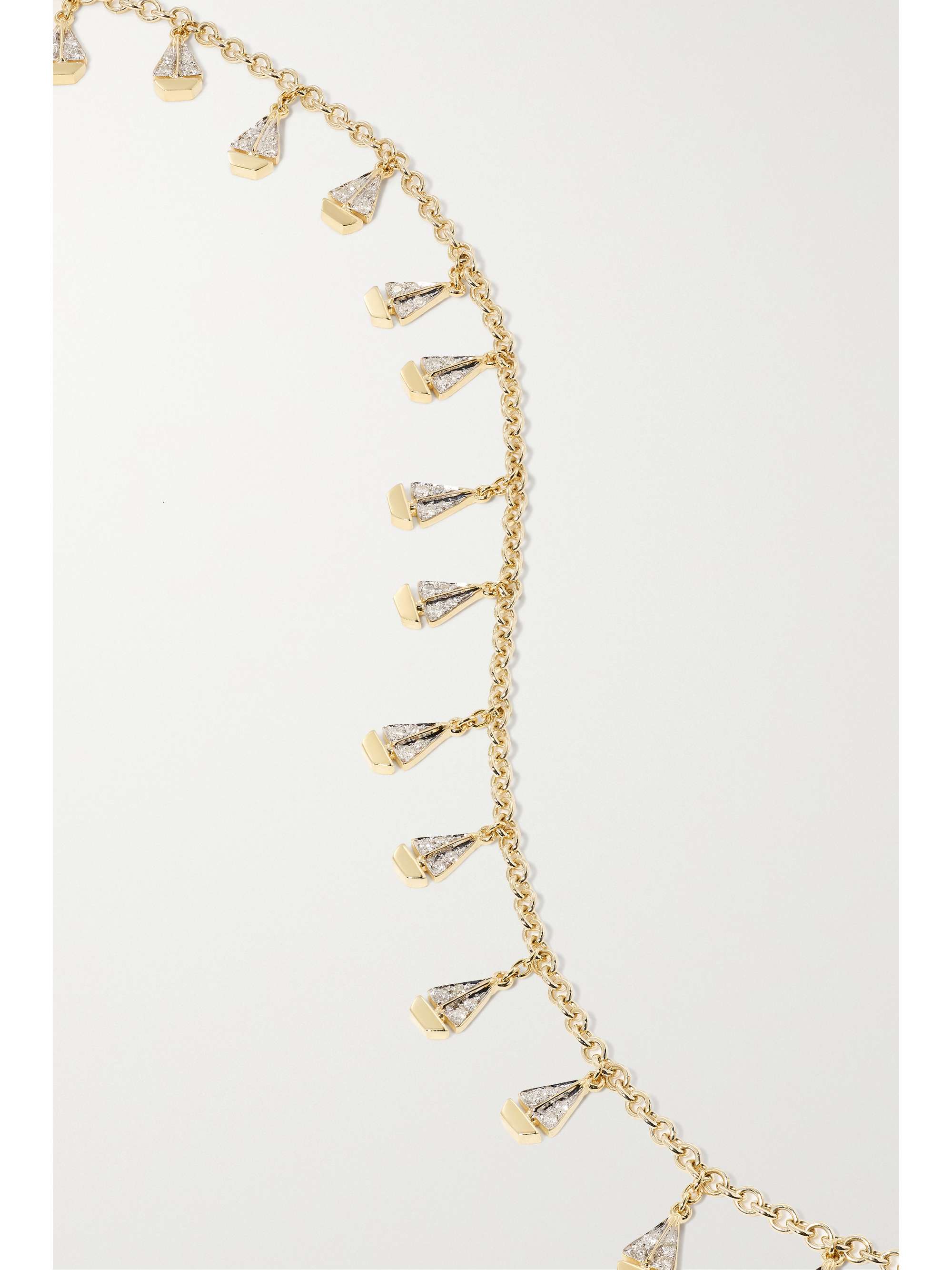 YVONNE LÉON 9-karat gold diamond bracelet