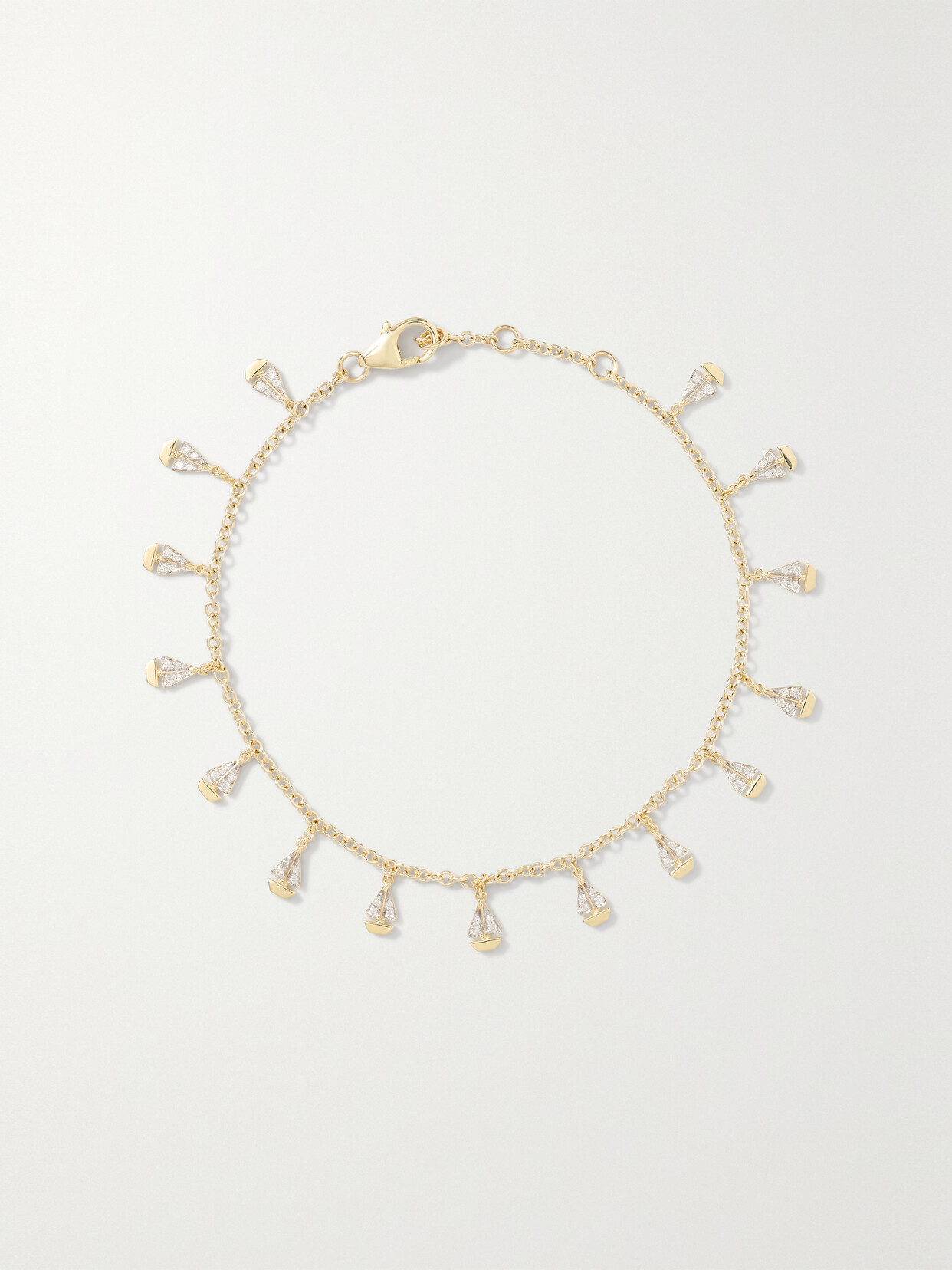 Yvonne Léon 9-karat Gold Diamond Bracelet