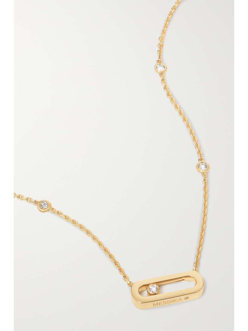 Messika Move Uno 18-karat Gold Diamond Necklace