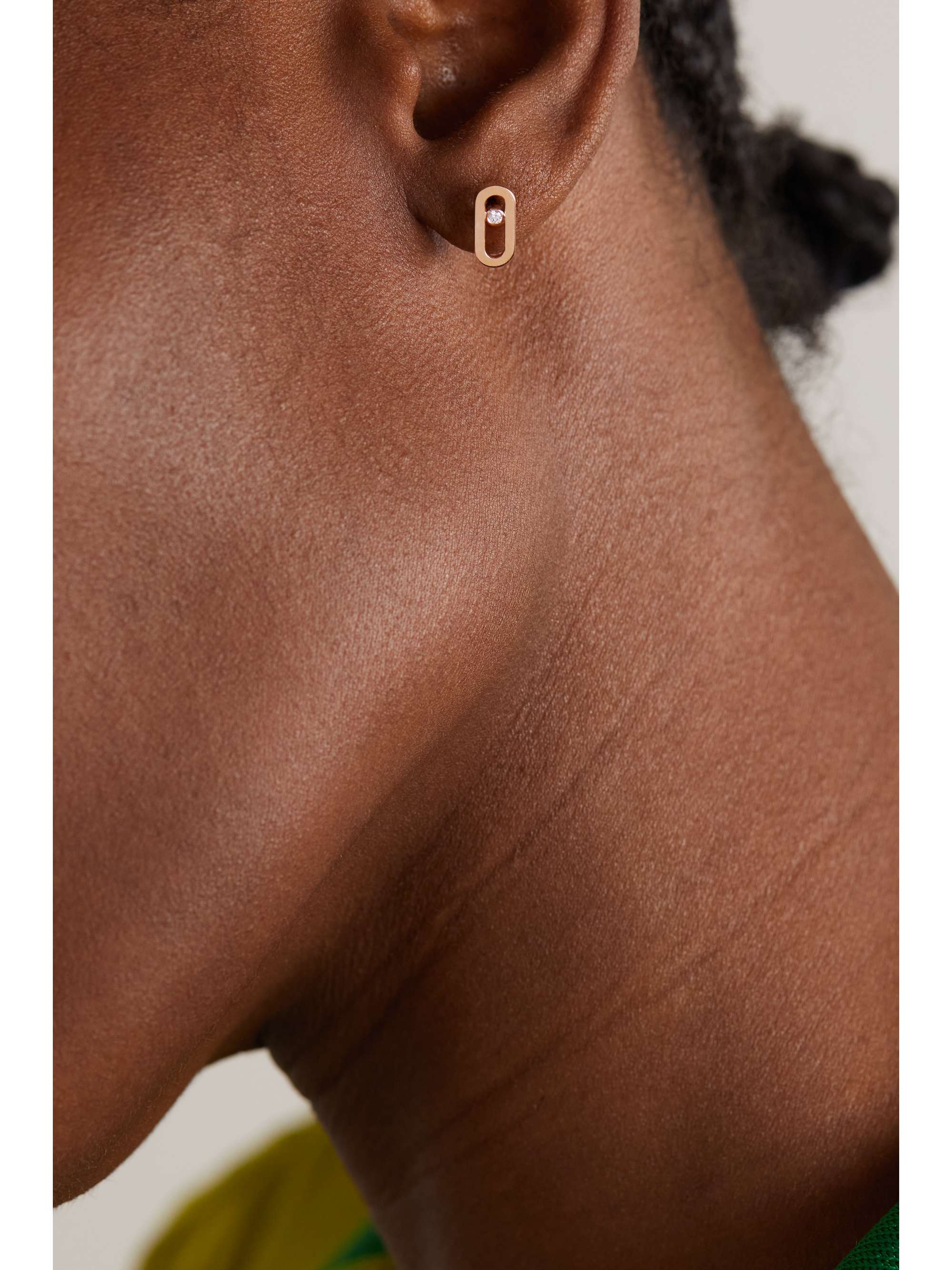 MESSIKA Move Uno 18-karat gold diamond earrings