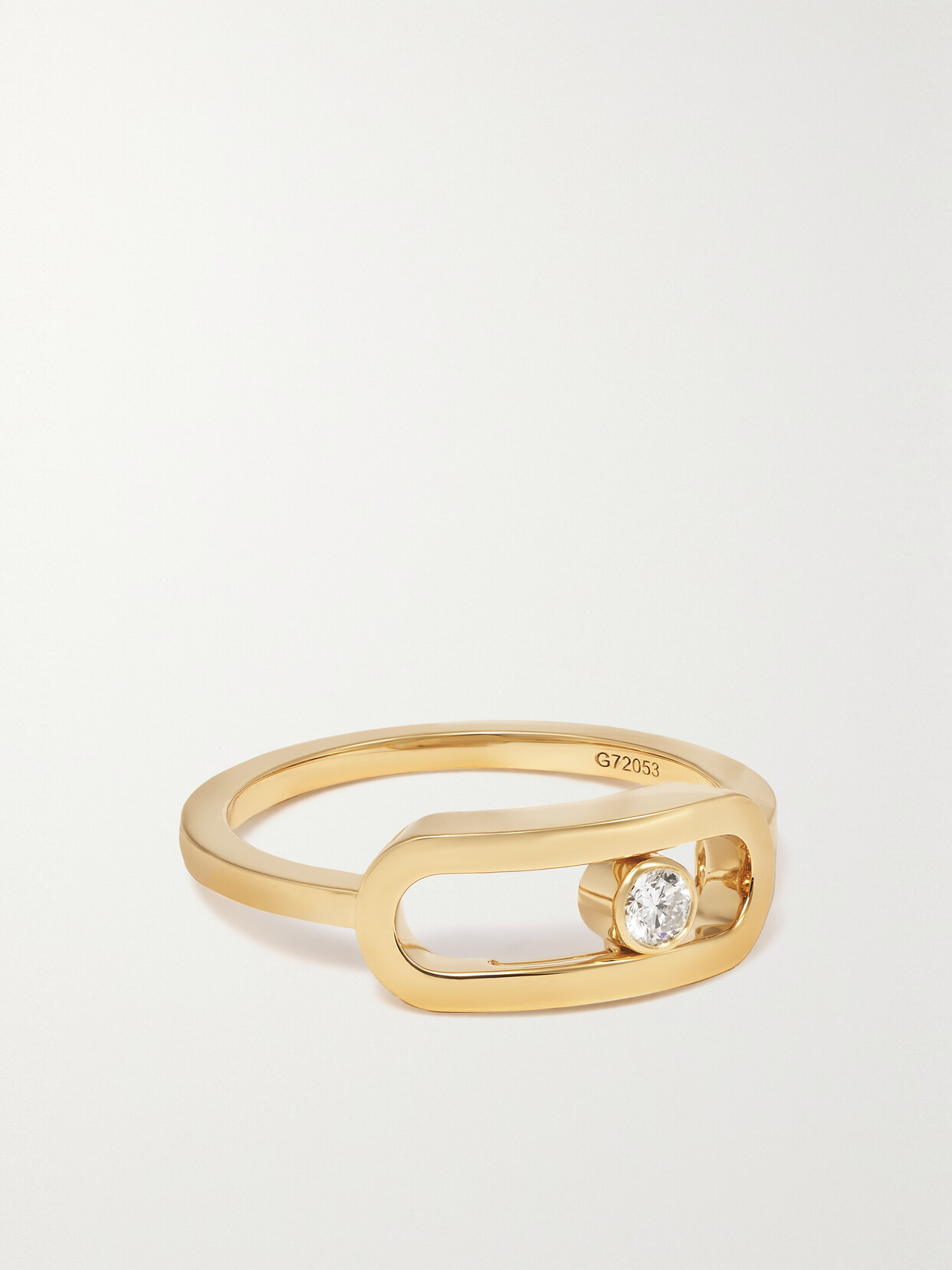 Shop Messika Move Uno 18-karat Gold Diamond Ring