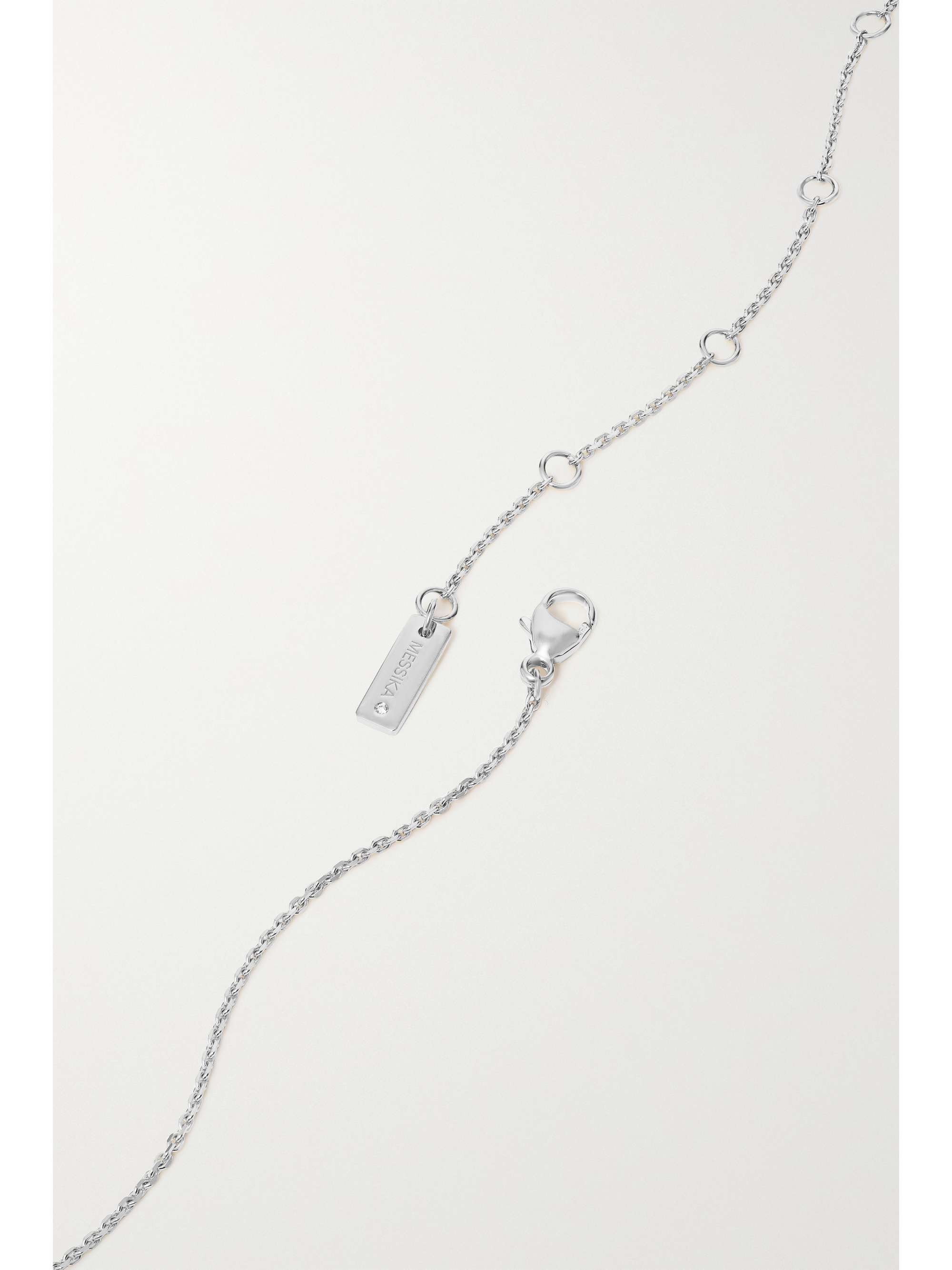 MESSIKA Move Uno 18-karat white gold diamond necklace