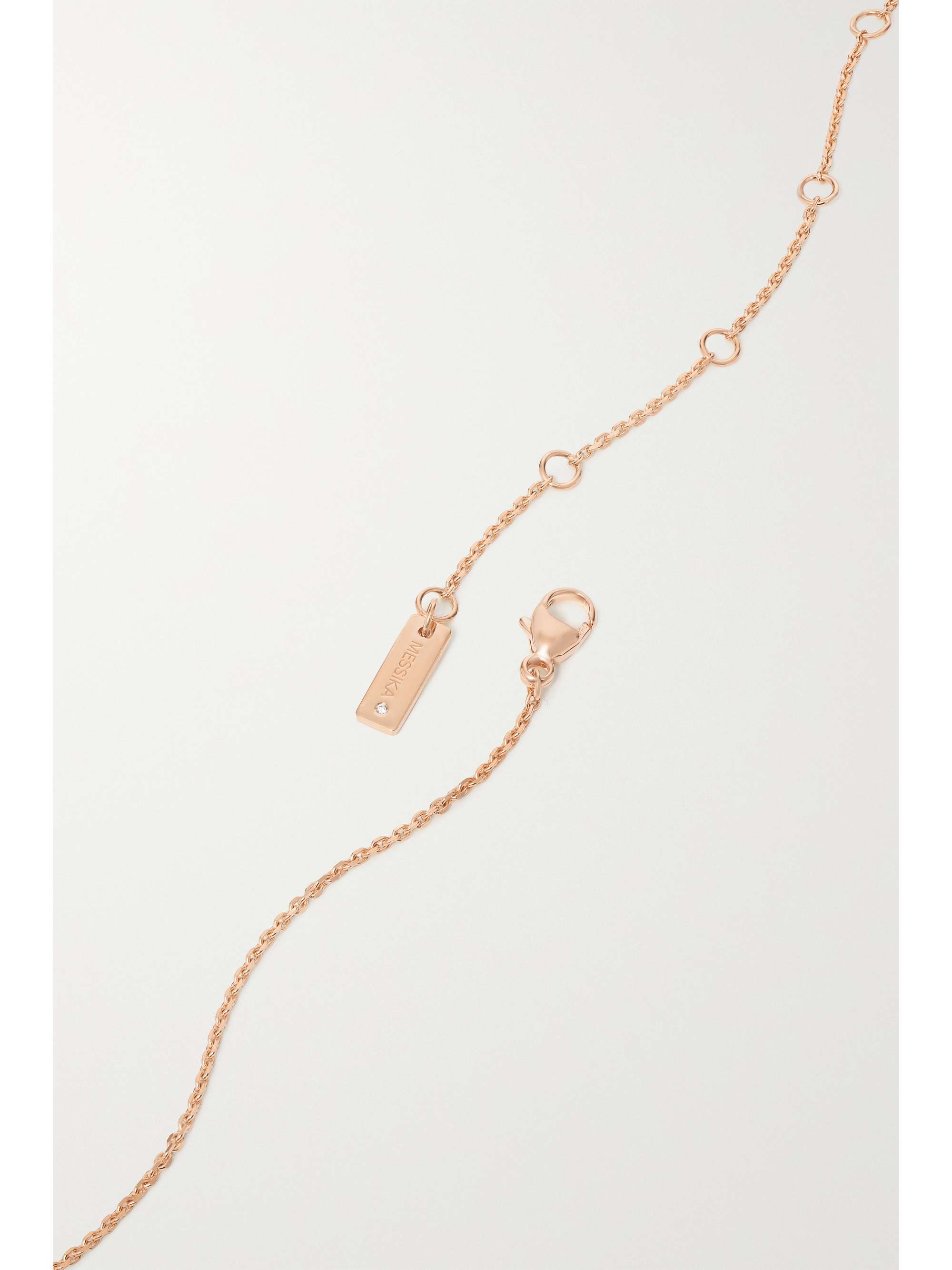 MESSIKA Move Uno 18-karat rose gold diamond necklace