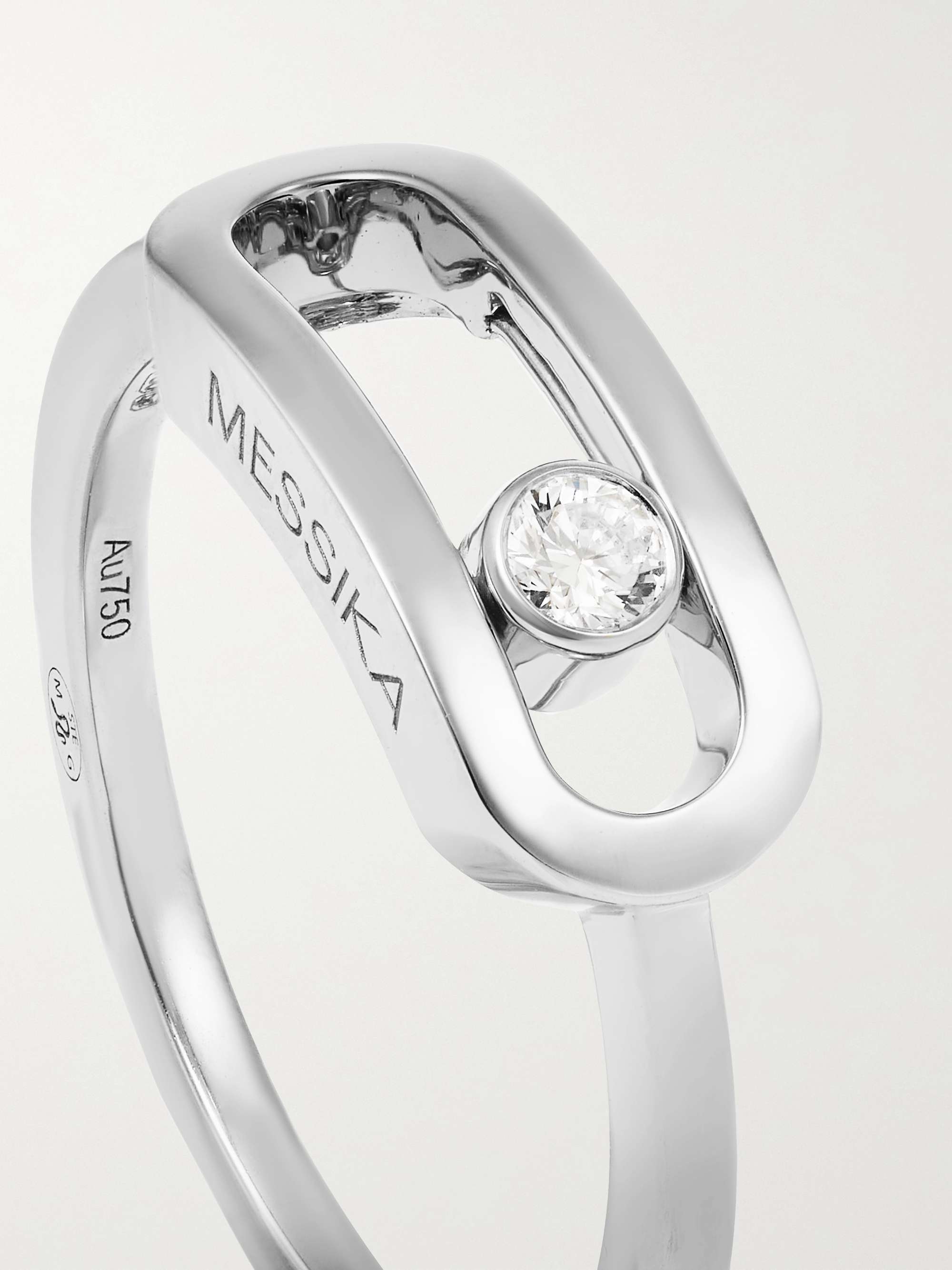 MESSIKA Move Uno 18-karat white gold diamond ring