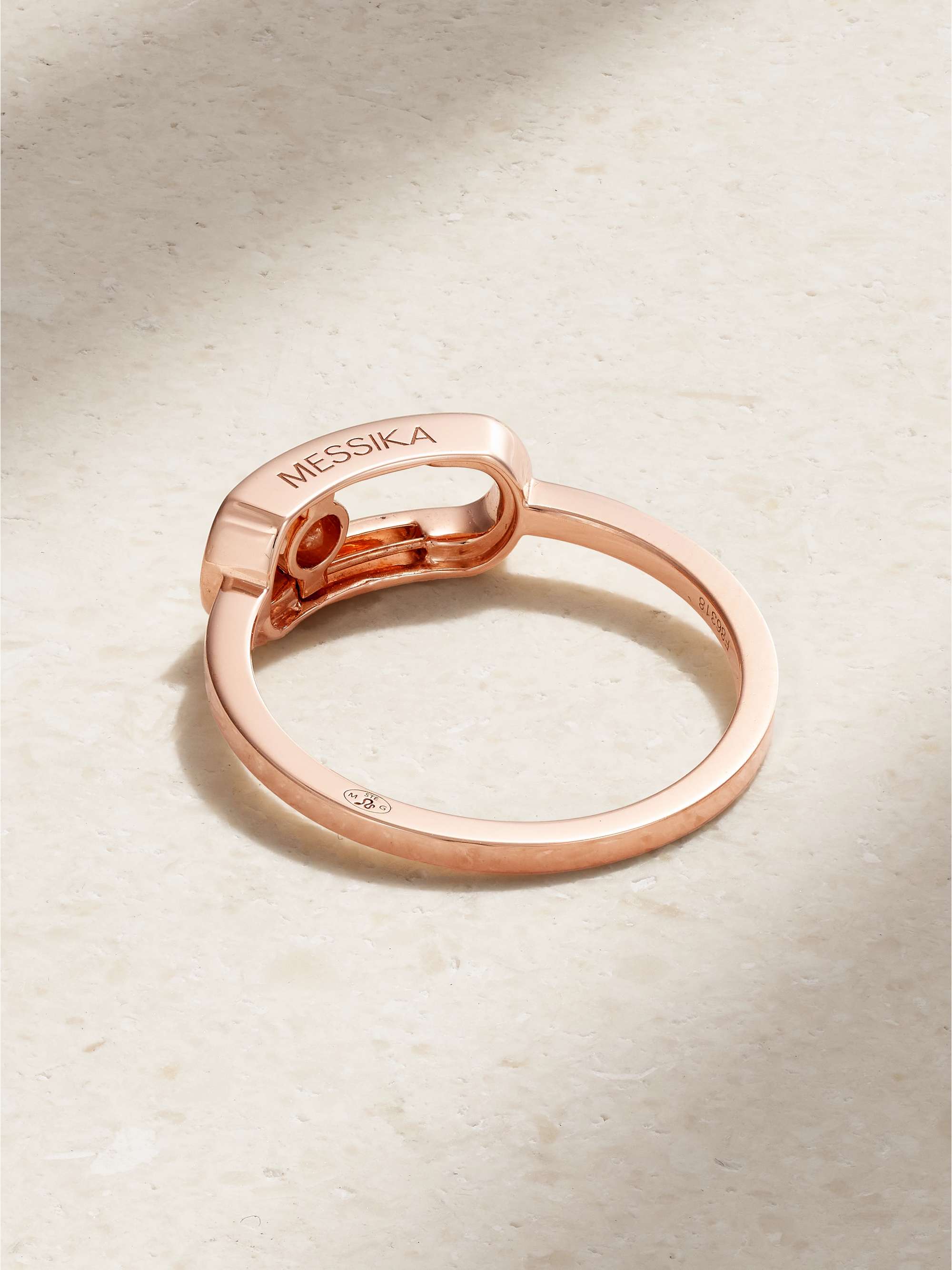 MESSIKA Move Uno 18-karat rose gold diamond ring