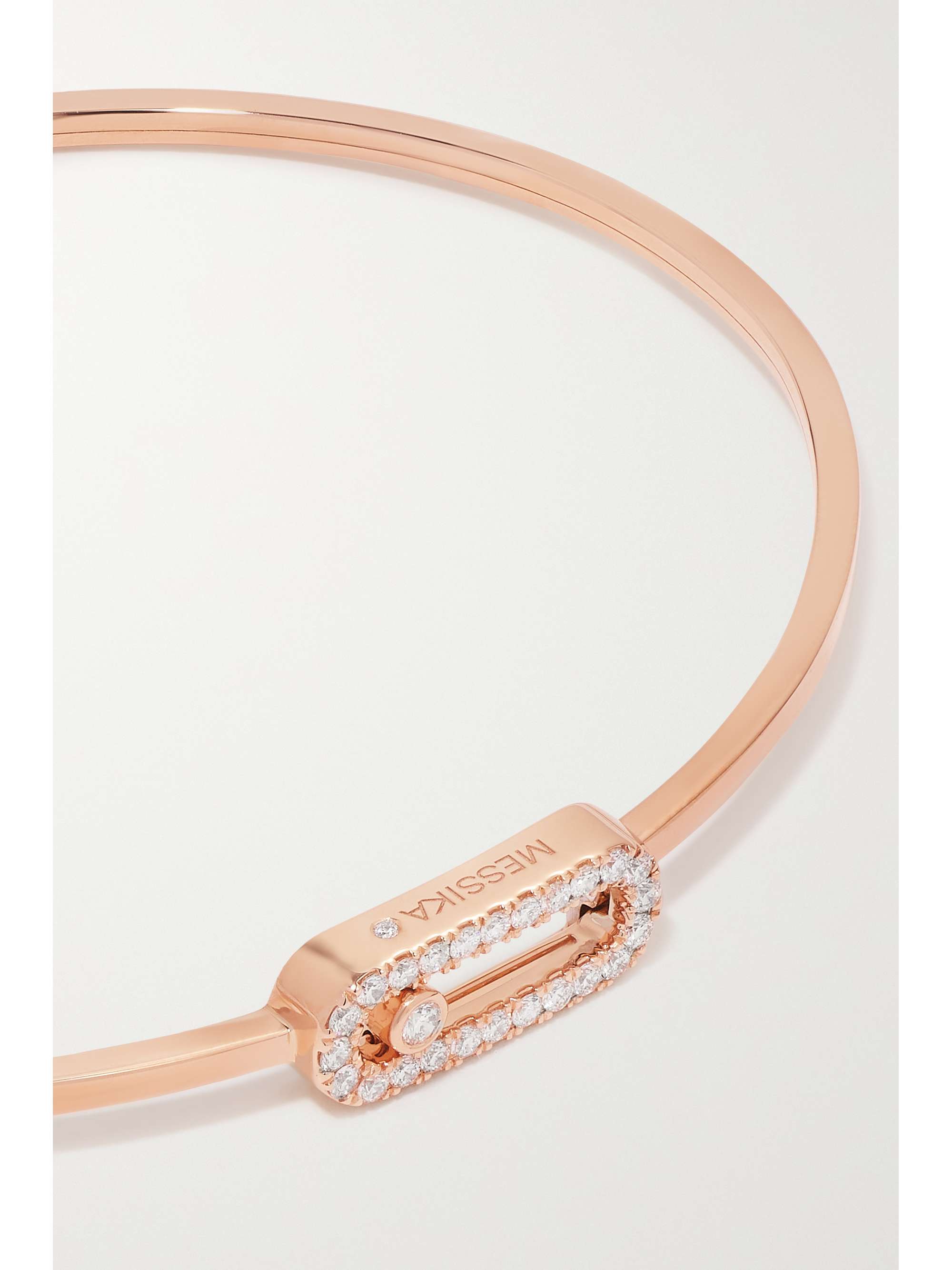 MESSIKA Move Uno 18-karat rose gold diamond bangle