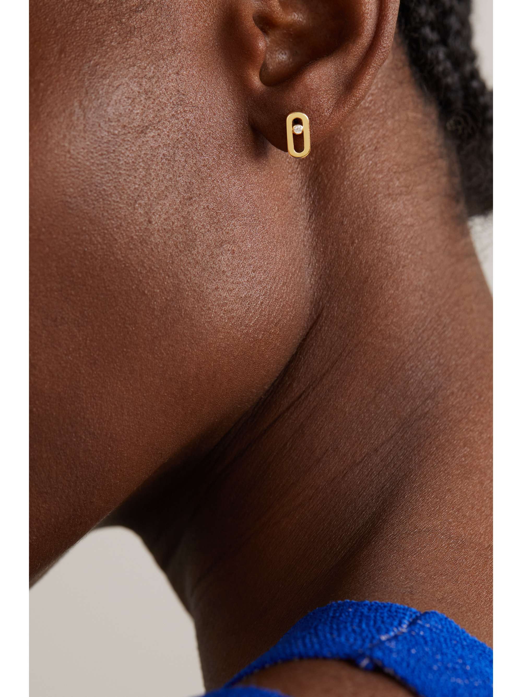 MESSIKA Move Uno 18-karat gold diamond earrings