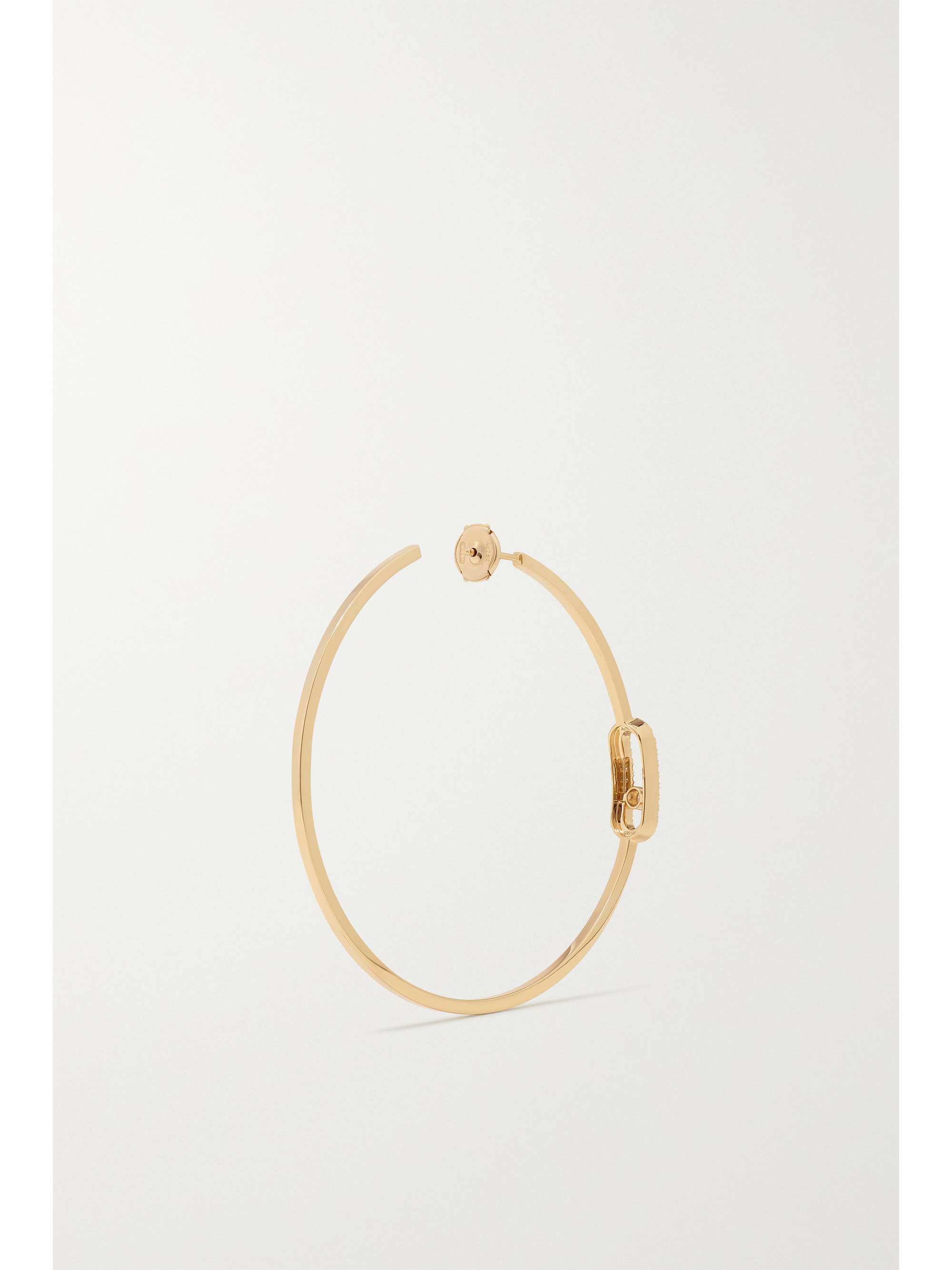 MESSIKA Move Uno Large 18-karat gold diamond hoop earrings