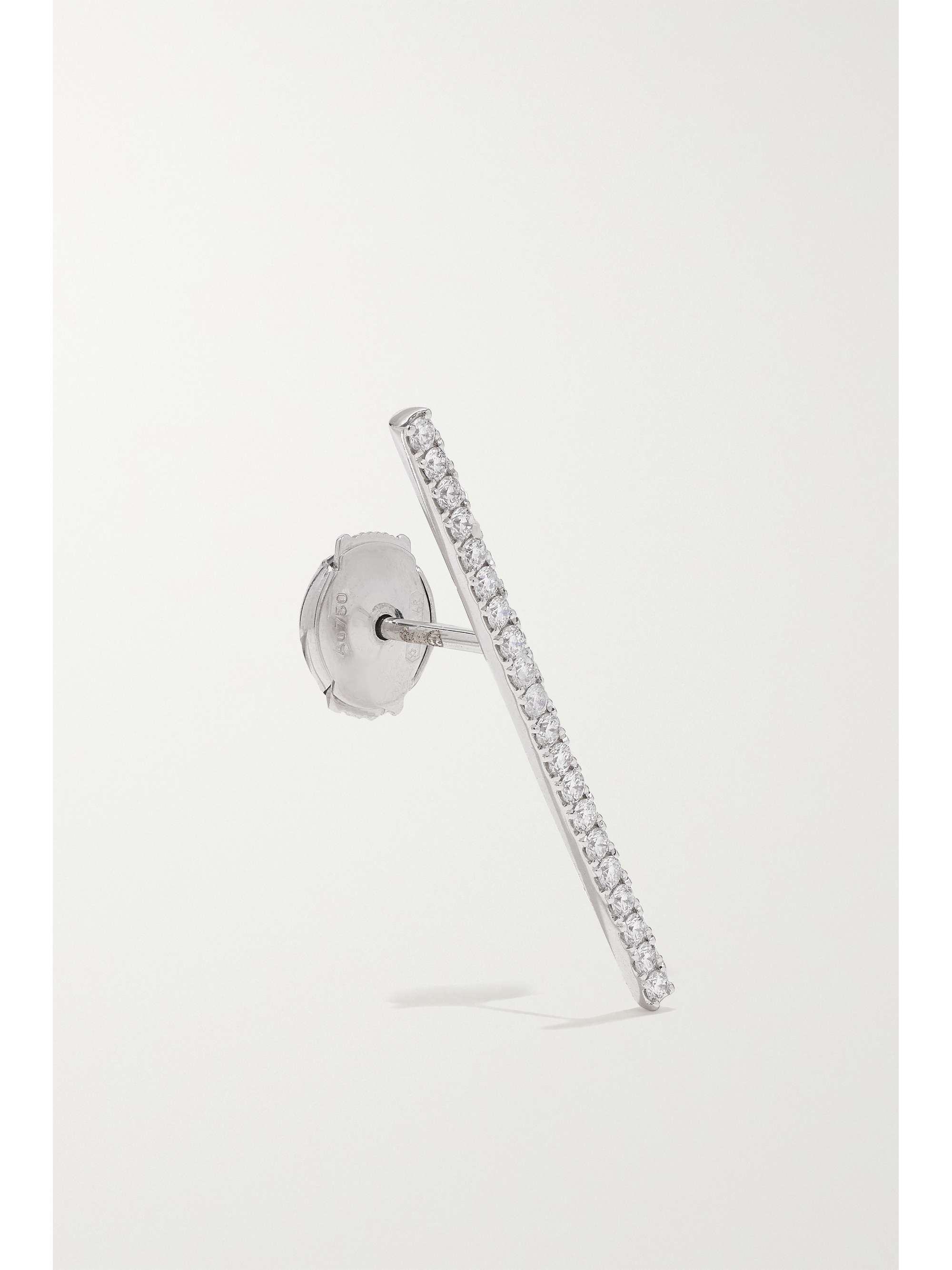 MESSIKA Gatsby Bar 18-karat white gold diamond single earring
