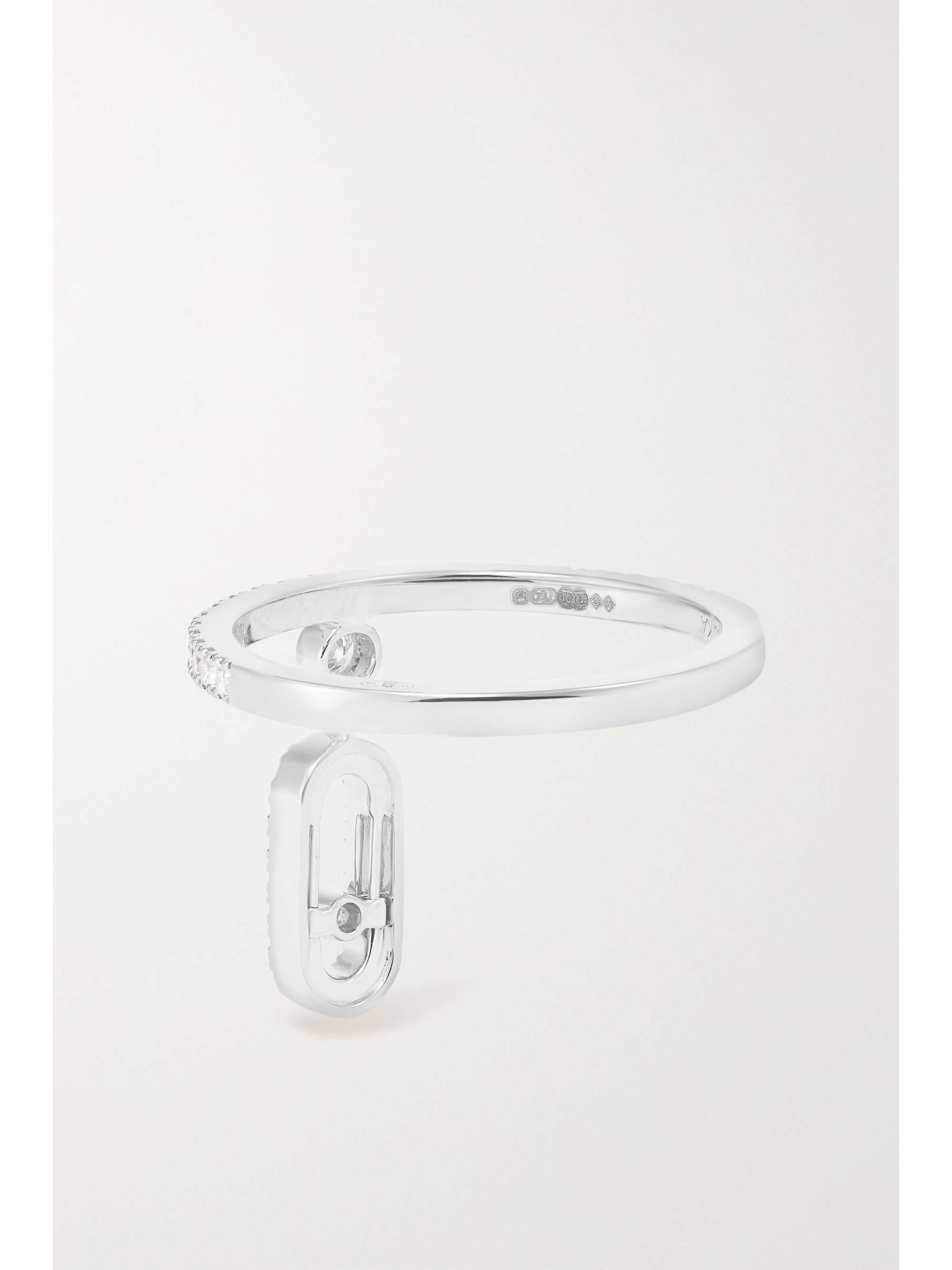 MESSIKA Move Uno Tassel 18-karat white gold diamond ring