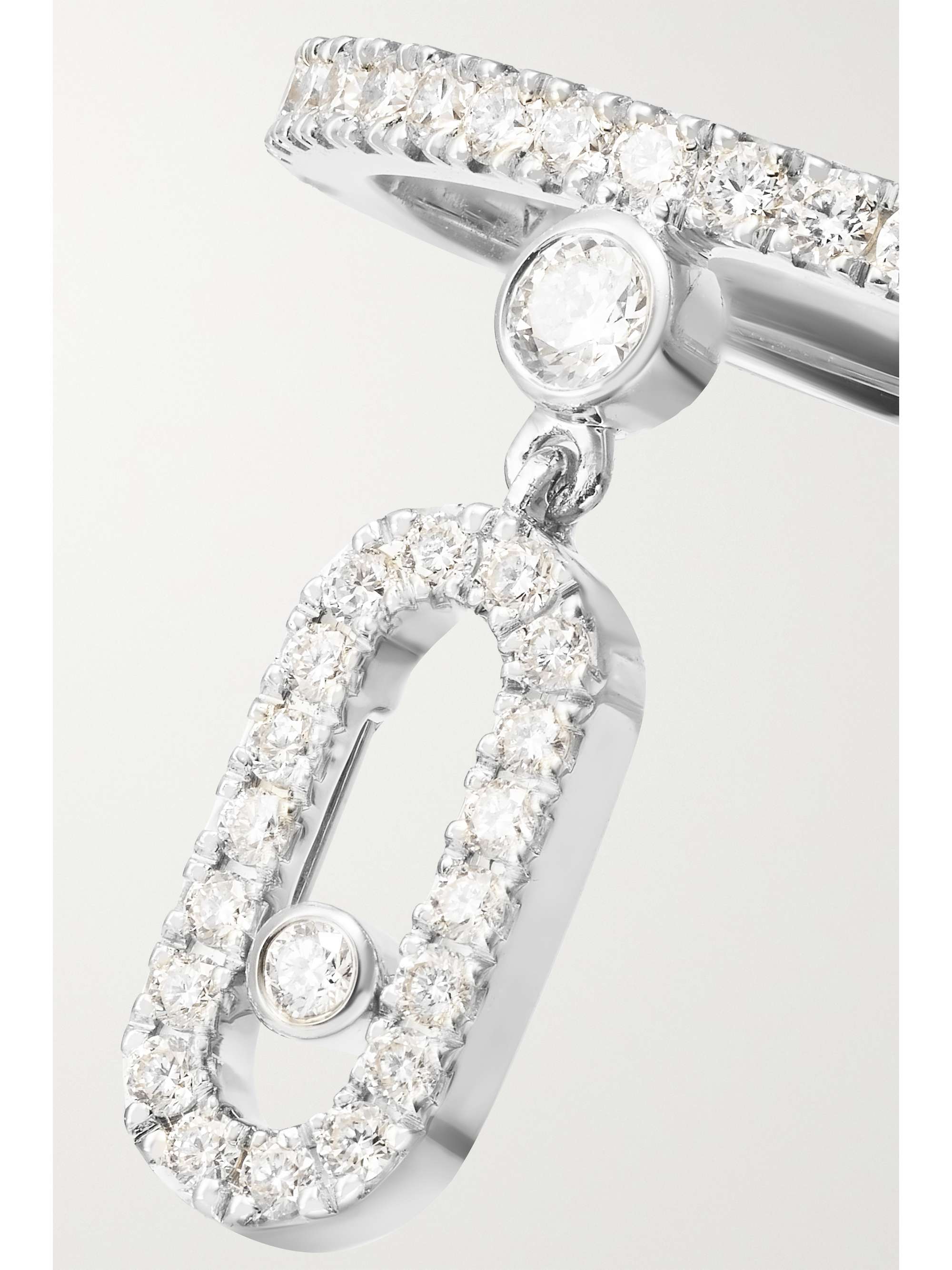 MESSIKA Move Uno Tassel 18-karat white gold diamond ring