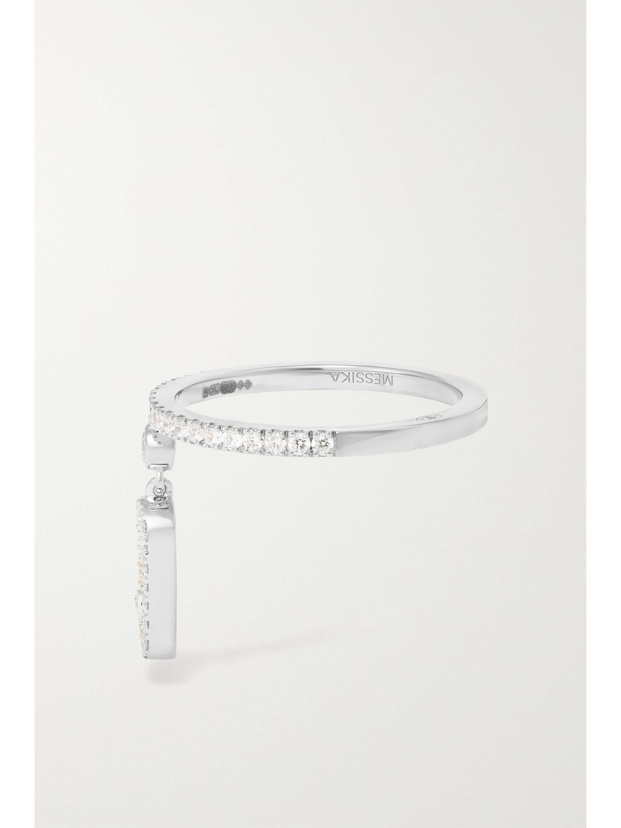 MESSIKA Move Uno Tassel 18-karat white gold diamond ring