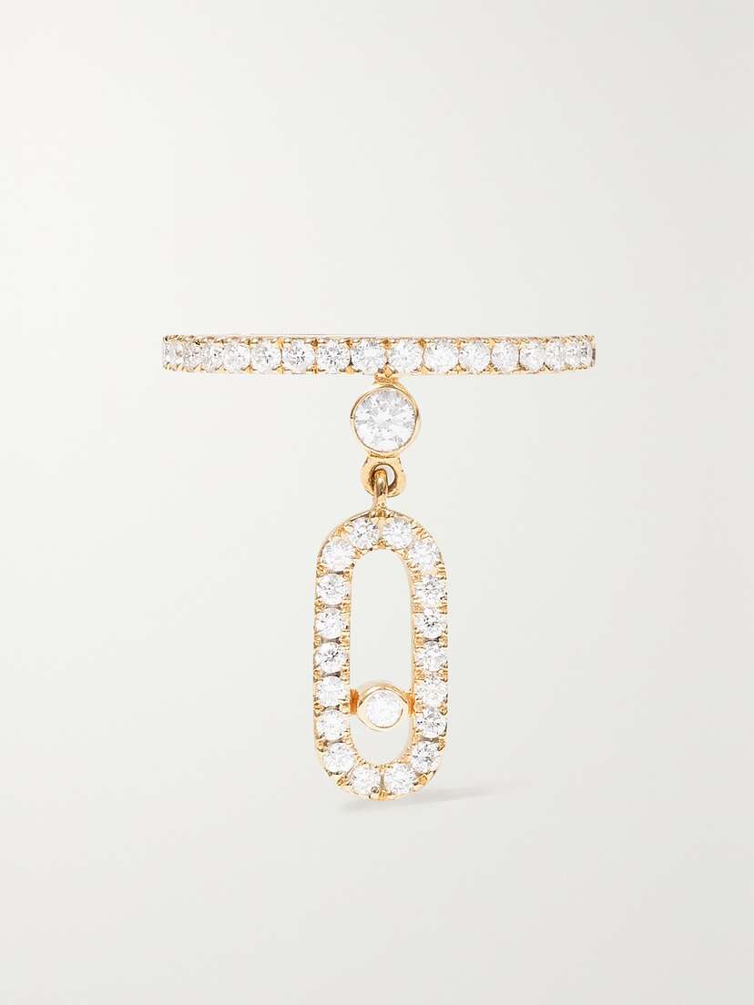 Messika Move Uno 18-karat Gold Diamond Ear Cuff