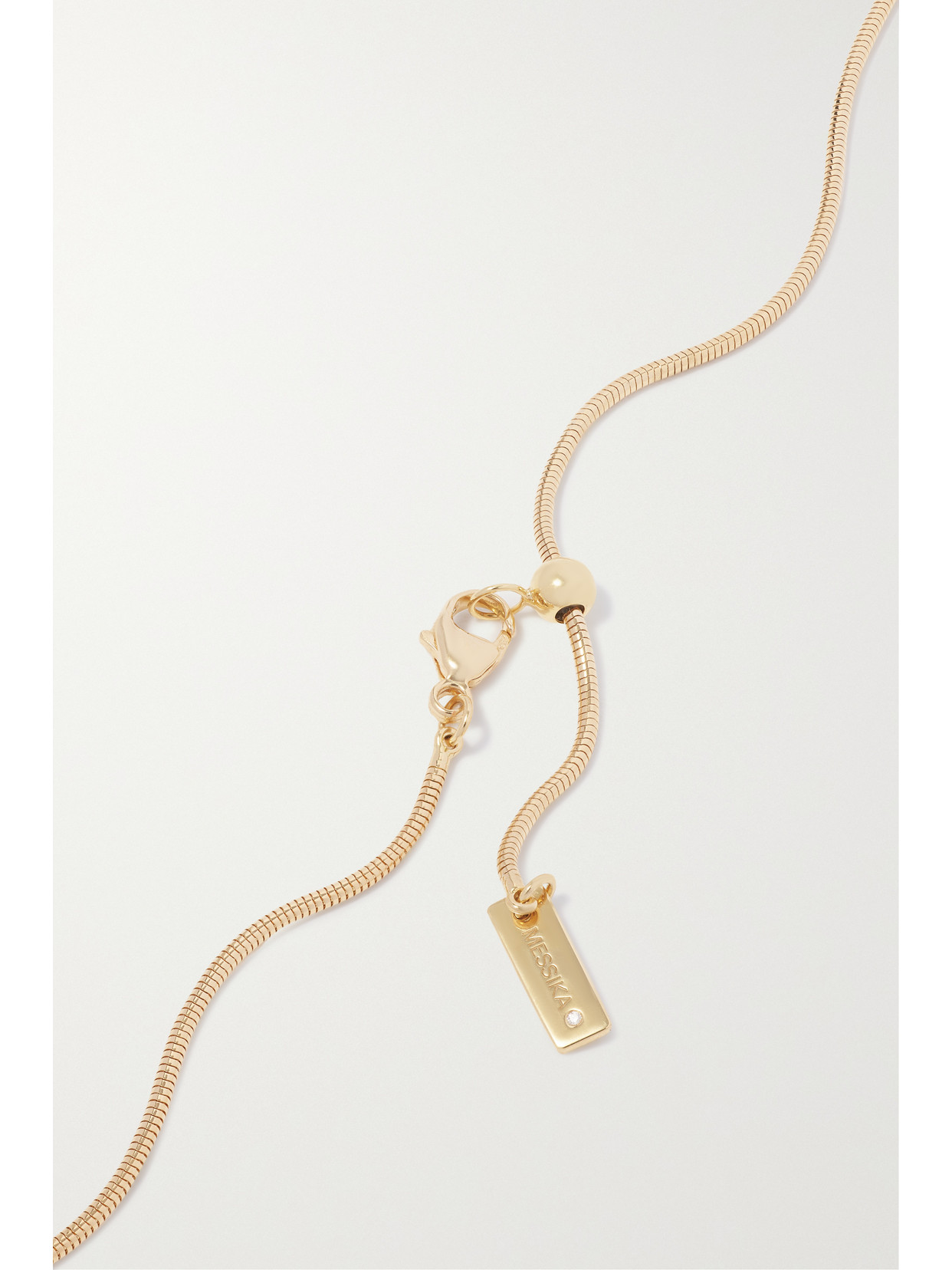Messika D-vibes 18-karat Gold Diamond Necklace In Gold