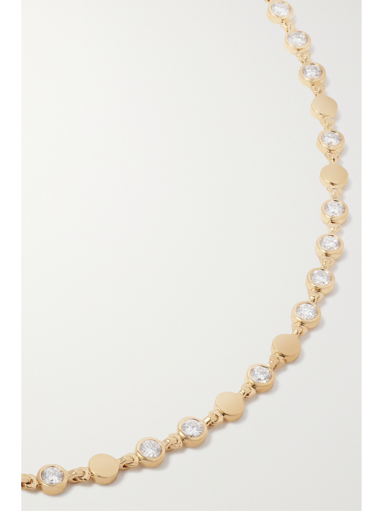 Shop Messika D-vibes 18-karat Gold Diamond Necklace