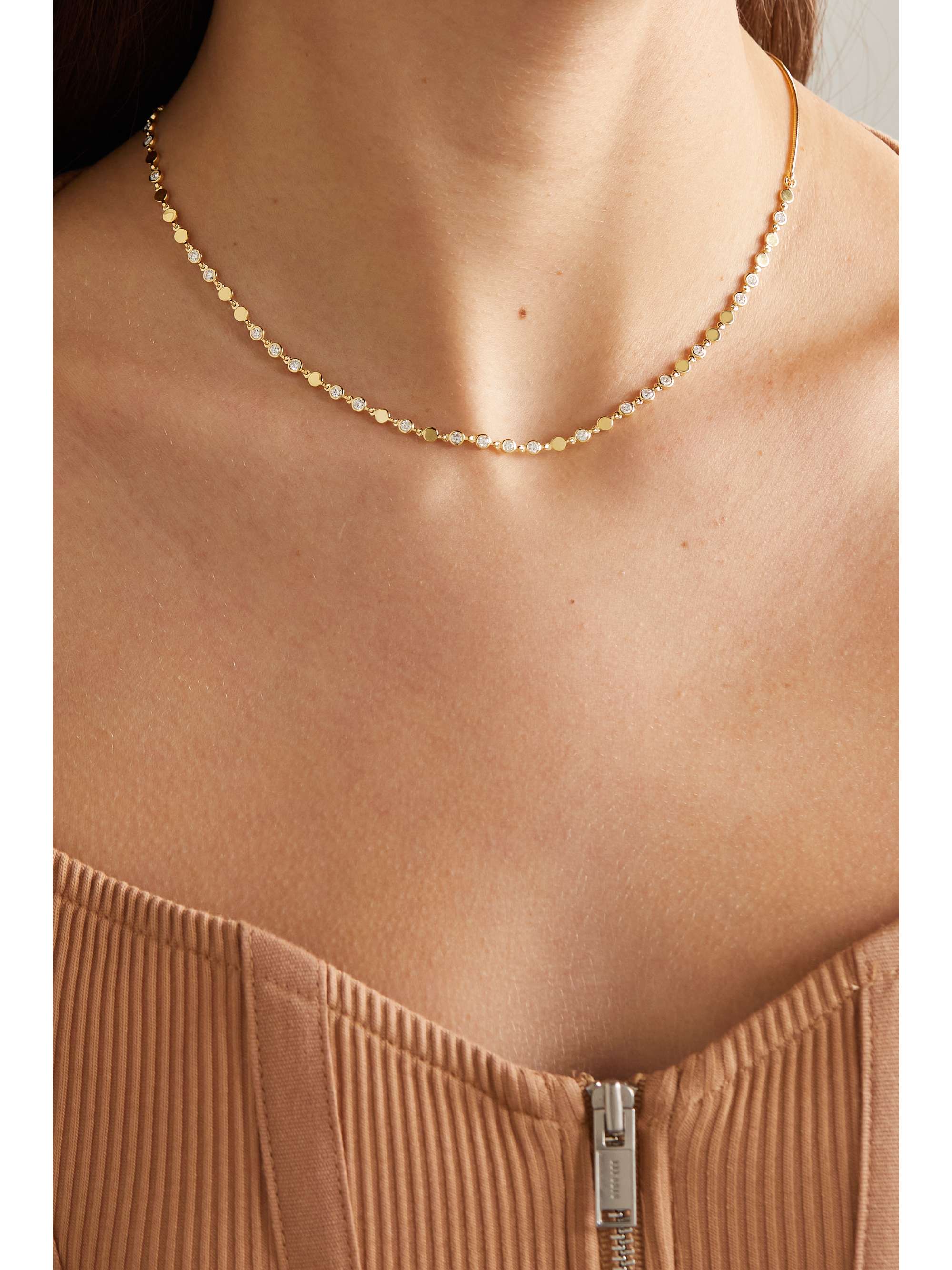 MESSIKA D-Vibes 18-karat gold diamond necklace