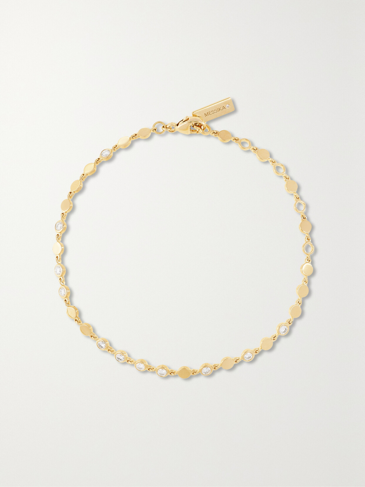 Messika - D-vibes 18-karat Gold Diamond Bracelet - one size