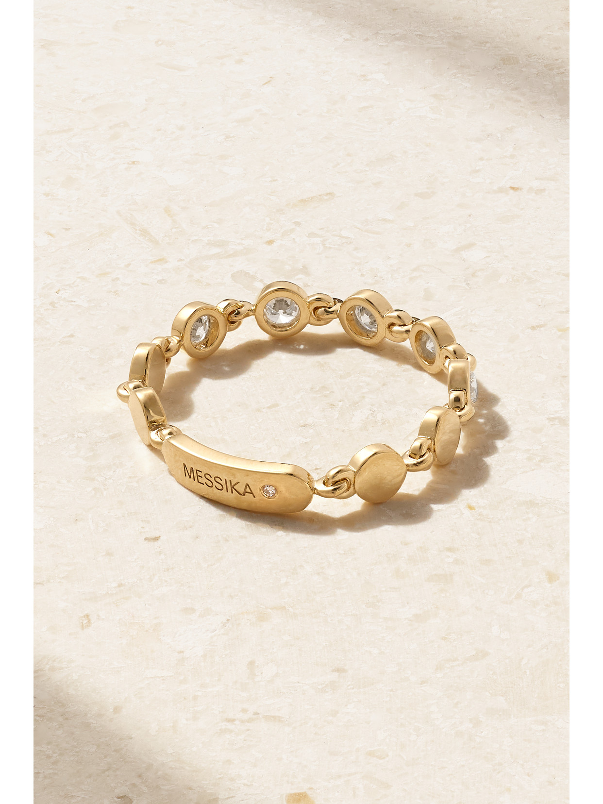 Messika D-vibes Small 18-karat Gold Diamond Ring In Gold