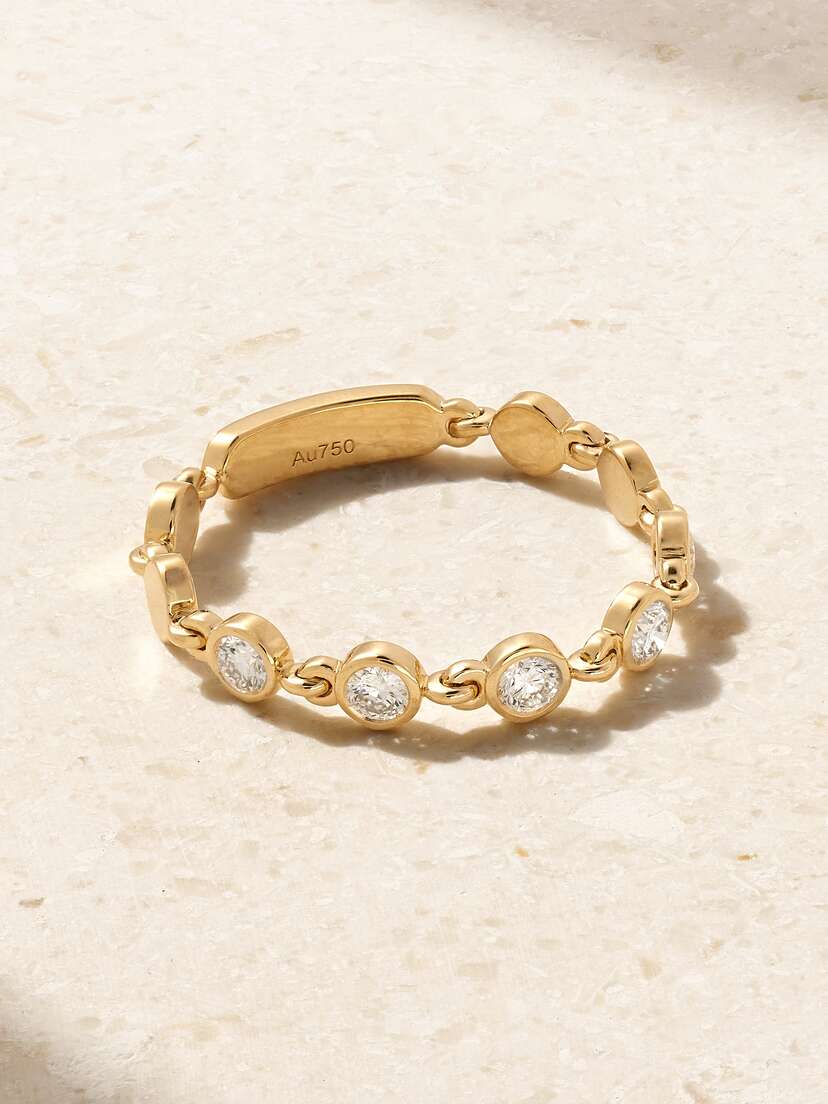 Messika D-vibes Small 18-karat Gold Diamond Ring