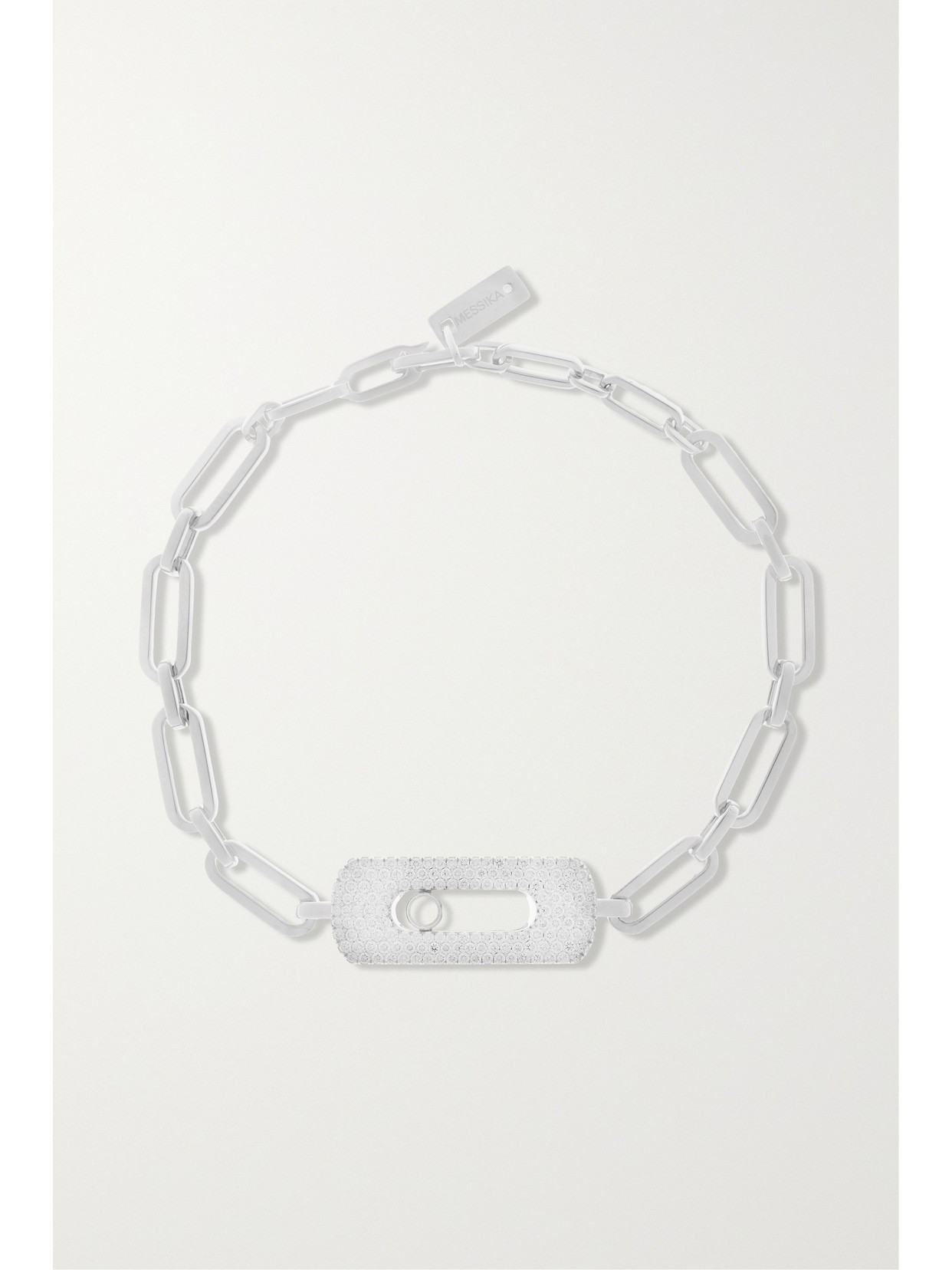 Messika - My Move 18-karat White Gold Diamond Bracelet - One size