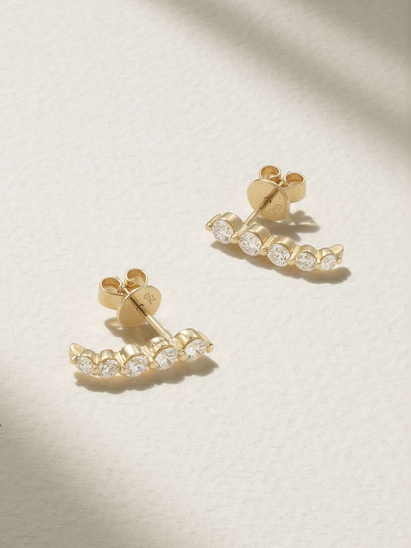 Anita Ko 18-karat  Diamond Earrings