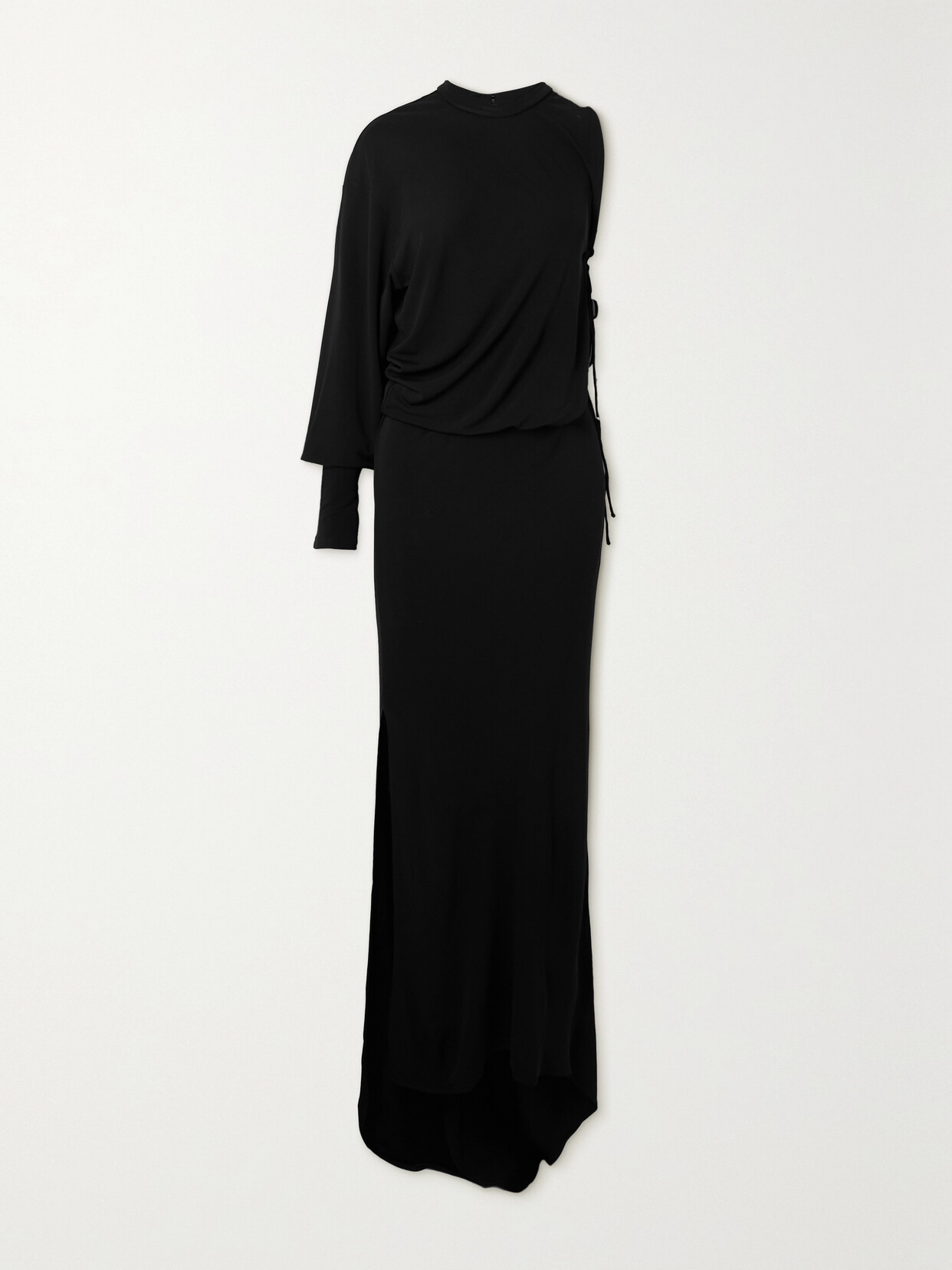 christopher esber off the shoulder dresses Christopher Esber Veiled off-shoulder tulle maxi dress Christopher Esber