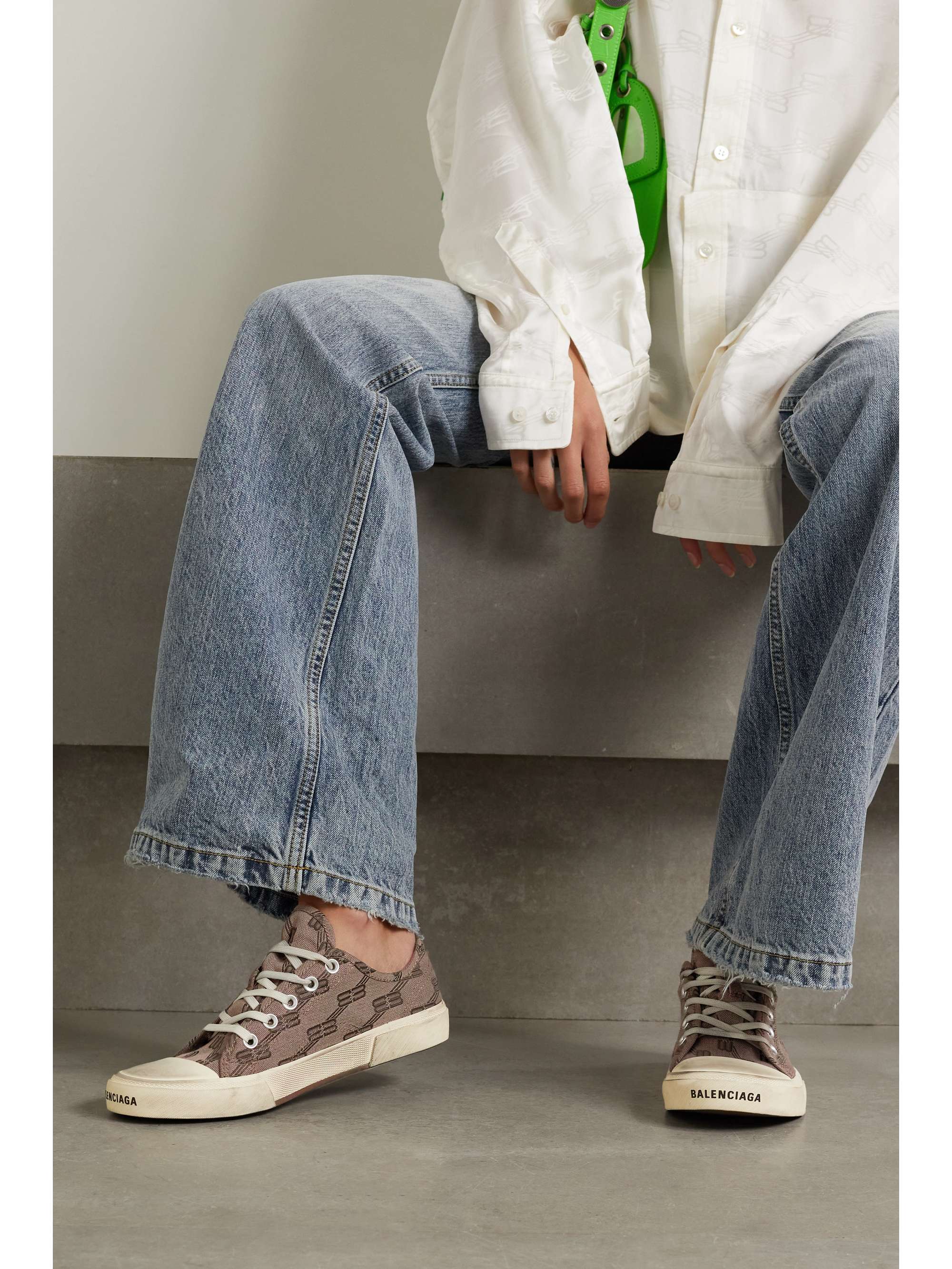 balenciaga denim shoes