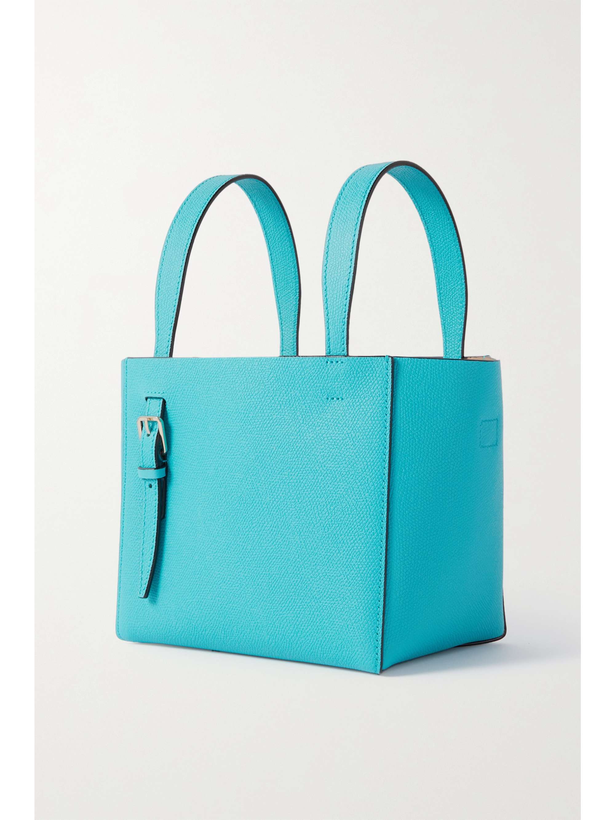 VALEXTRA Secchiello mini textured-leather bucket bag