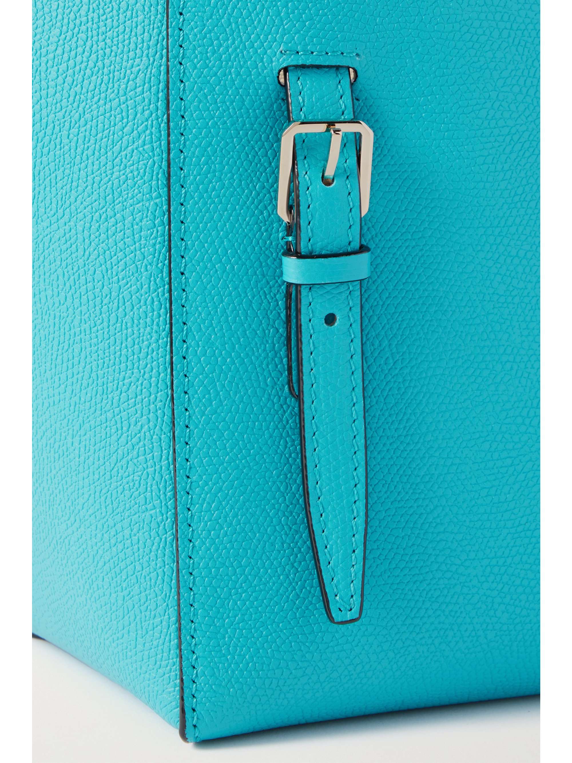 VALEXTRA Secchiello mini textured-leather bucket bag