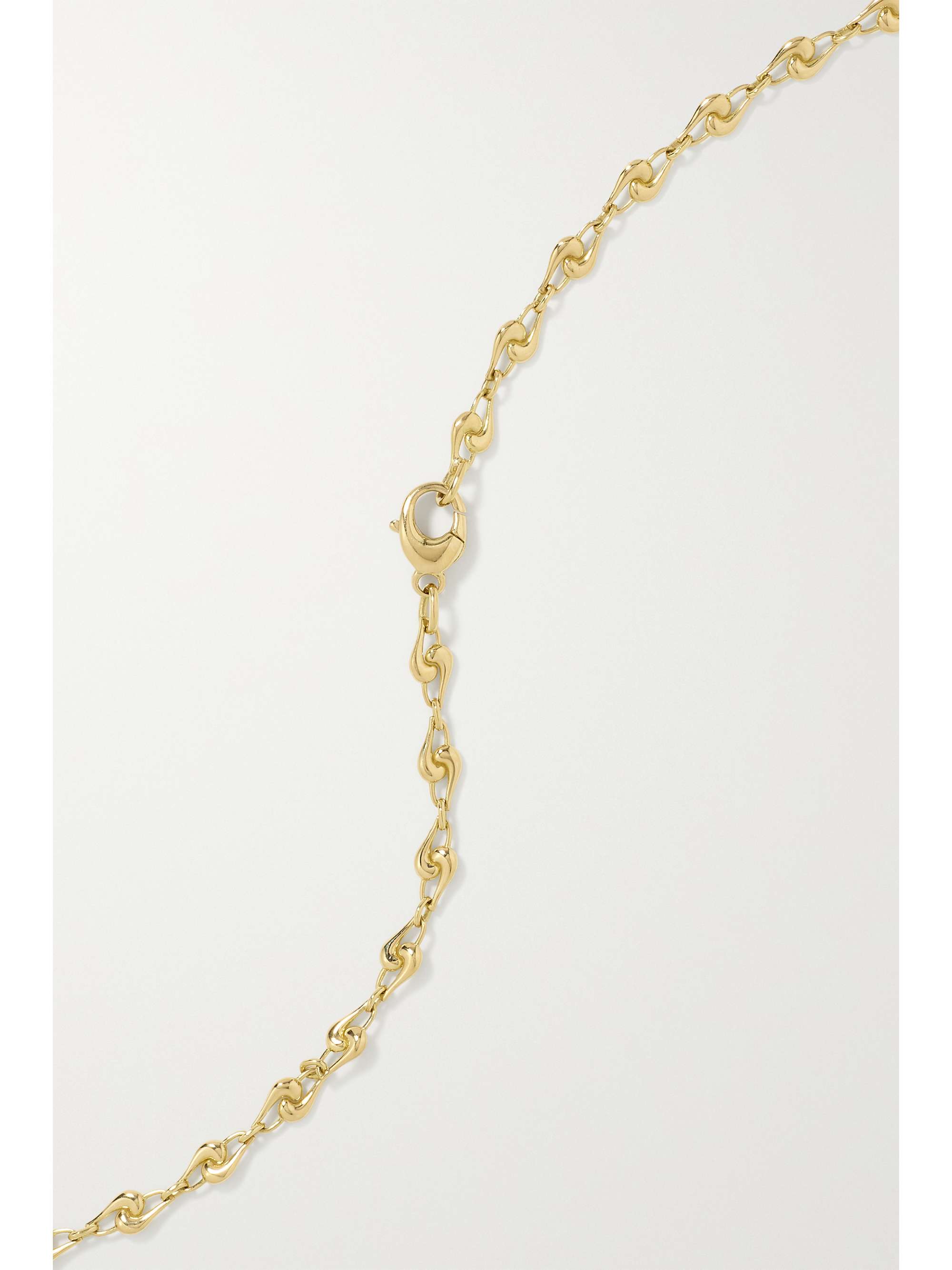Gold Small Knot Link 18karat gold necklace BRENT NEALE NETAPORTER