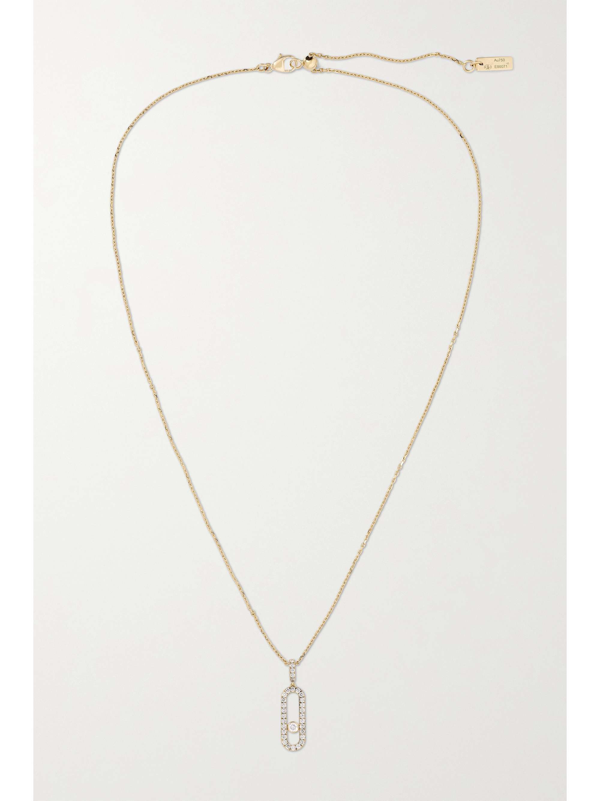 MESSIKA Move Uno large 18-karat gold diamond necklace