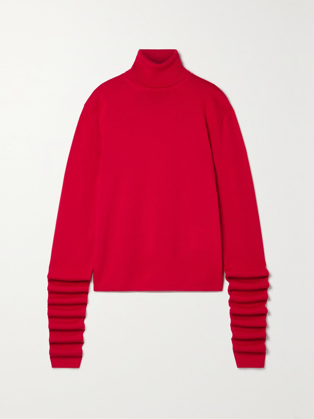 The Row - Carlus Wool Turtleneck Sweater - Red