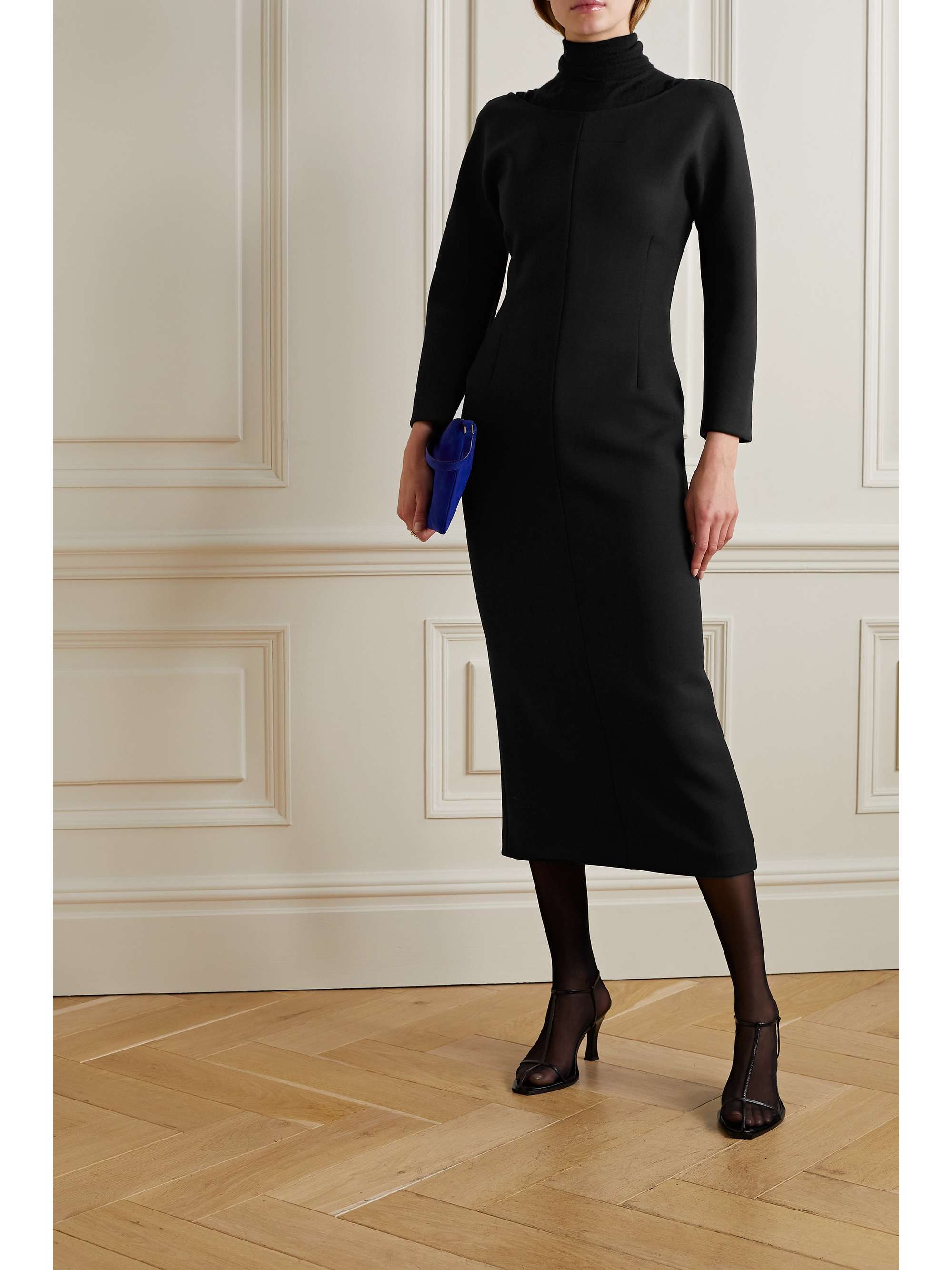 THE ROW Tulip wool-blend midi dress