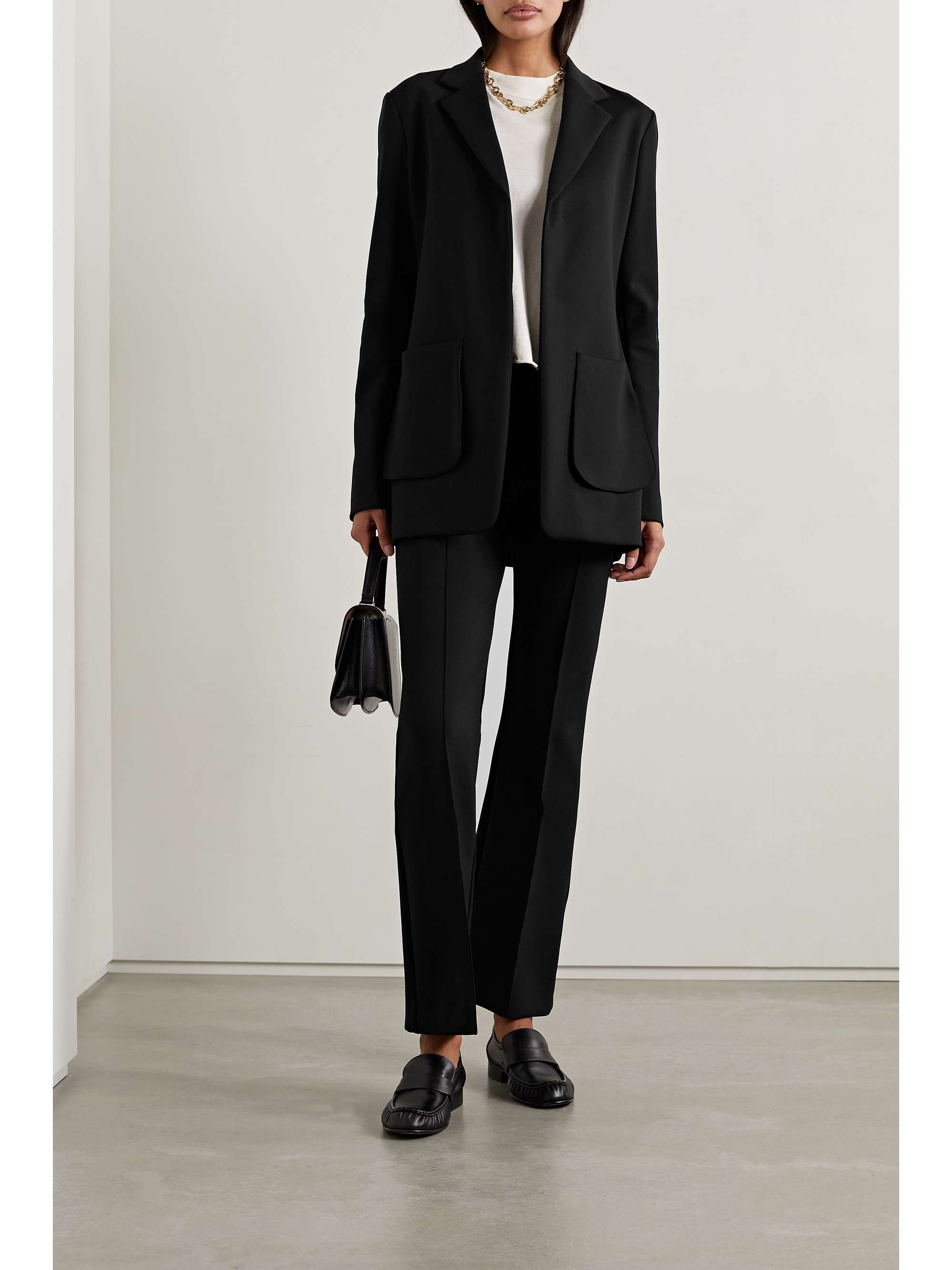 THE ROW Yedid stretch-scuba blazer