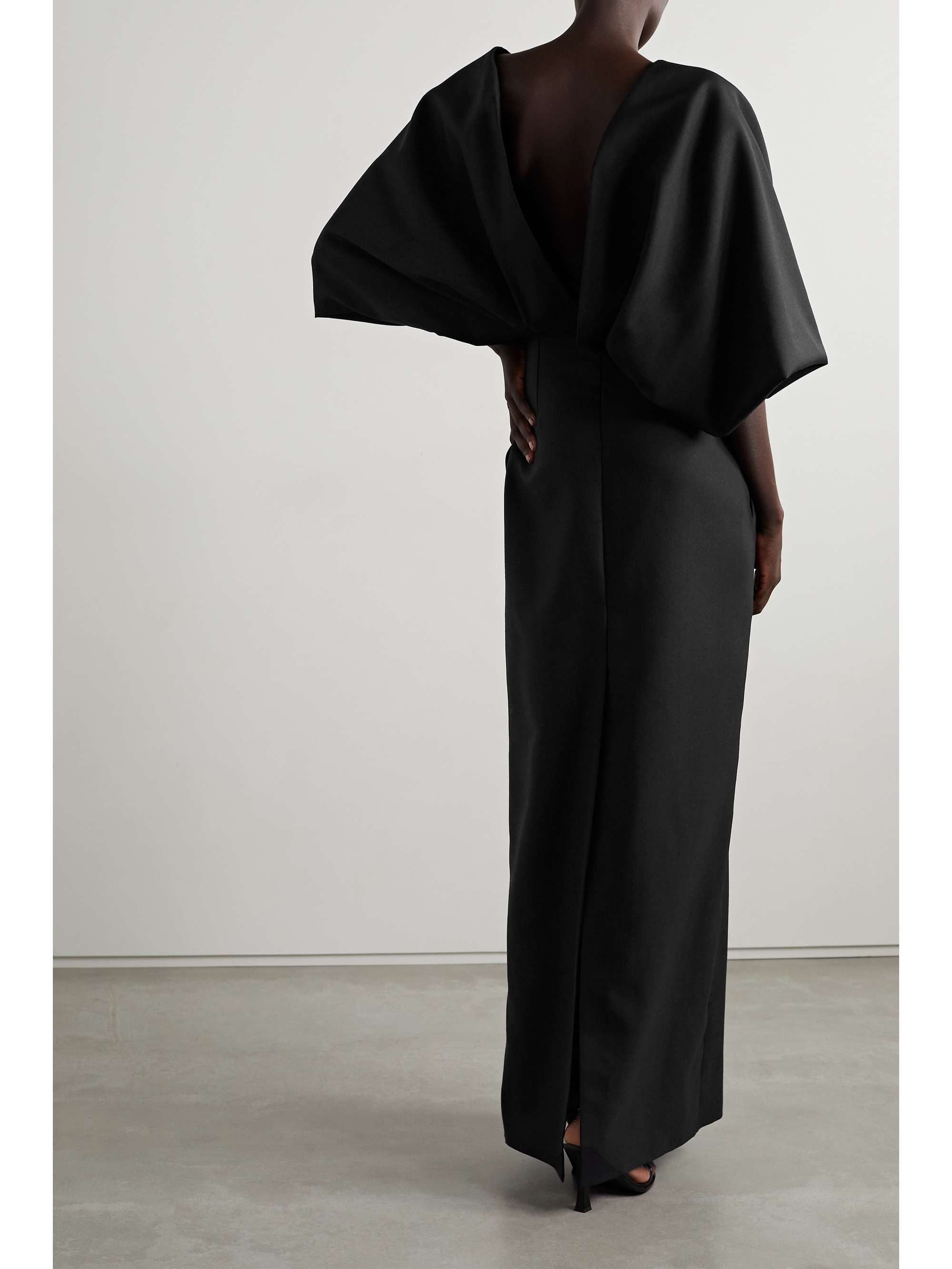THE ROW Abinhav wool and mohair-blend gown