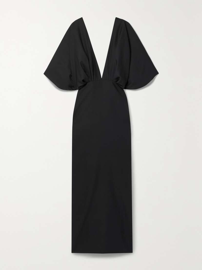 The Row — Abinhav wool and mohair-blend gown