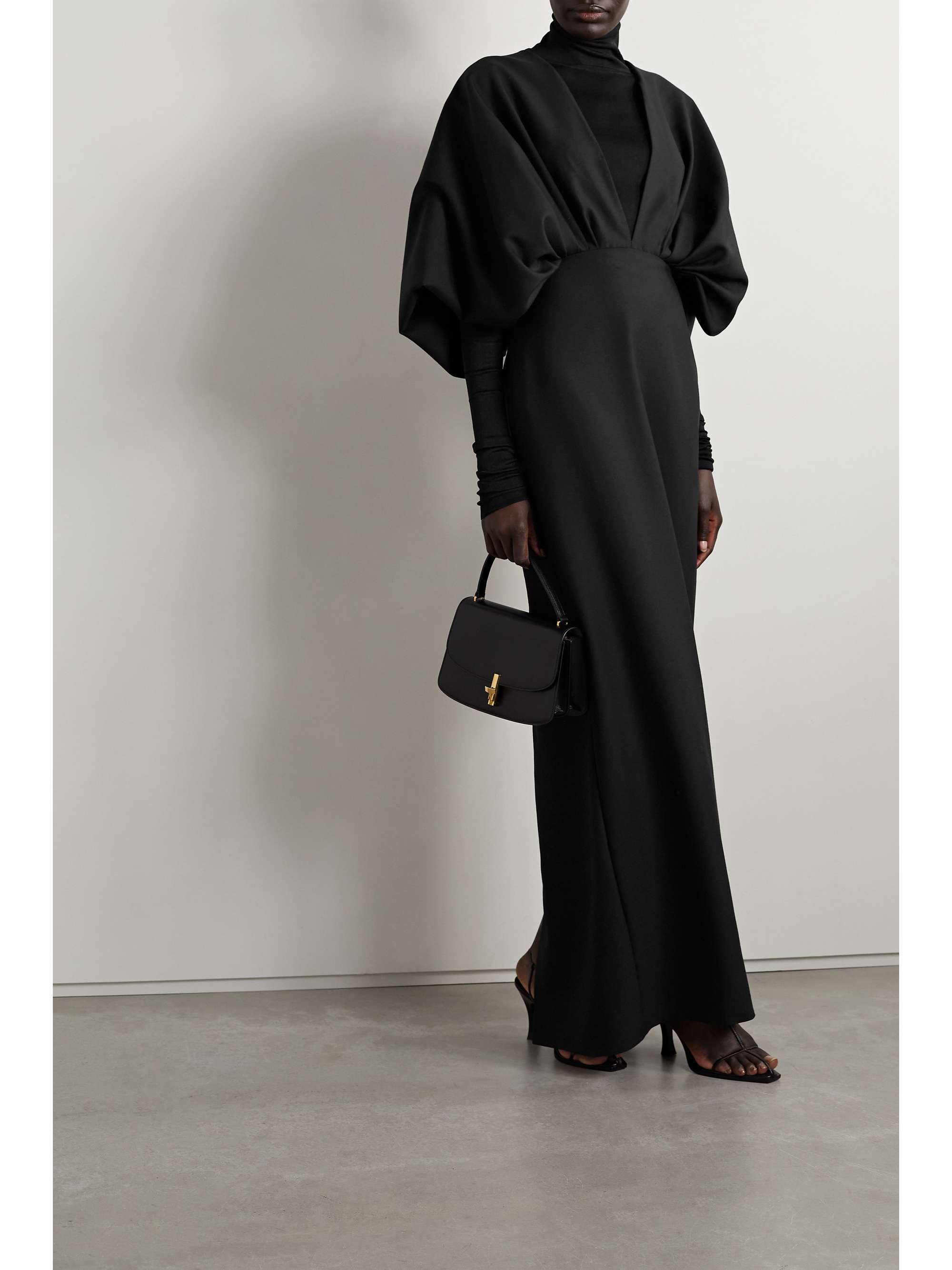 THE ROW Abinhav wool and mohair-blend gown