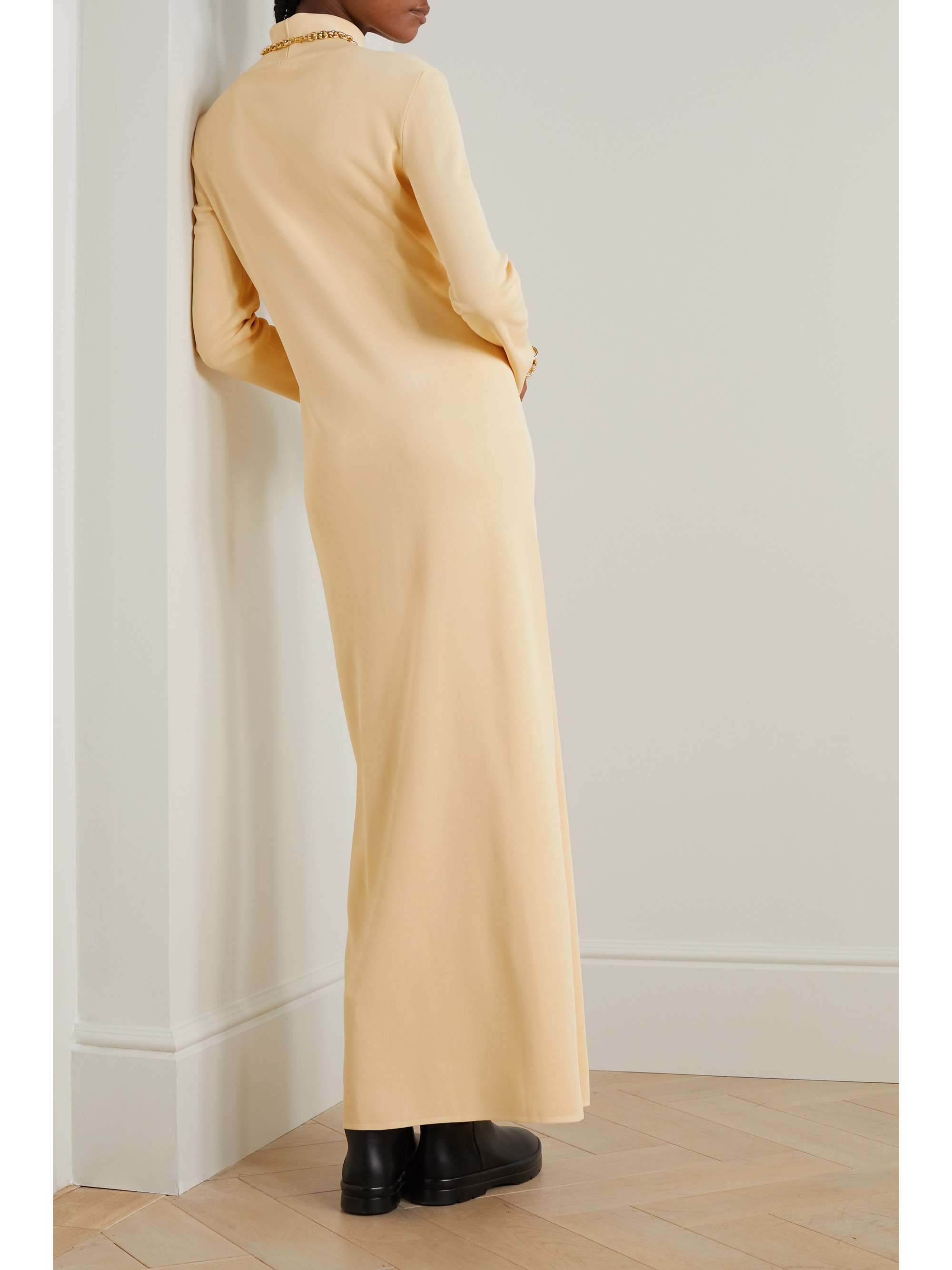 THE ROW Alicho stretch-jersey turtleneck maxi dress