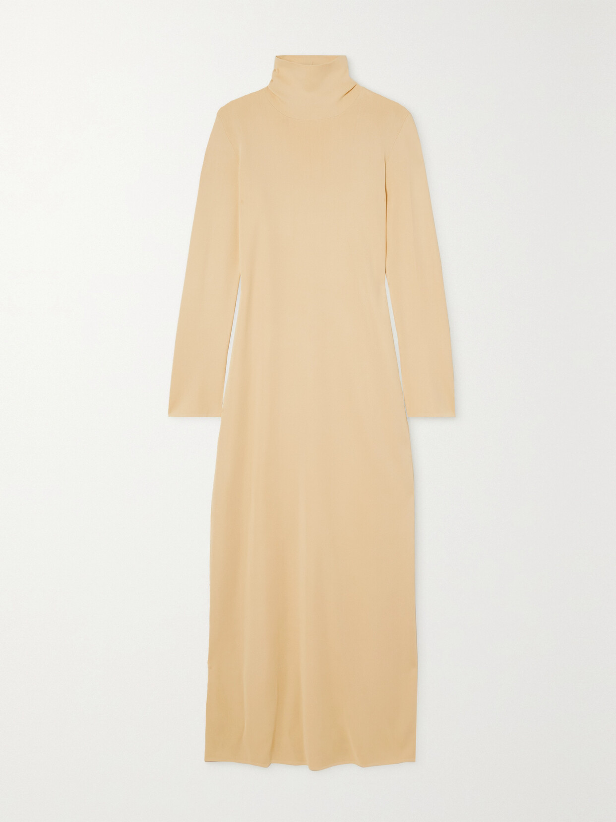 The Row - Alicho Stretch-jersey Turtleneck Maxi Dress - Cream