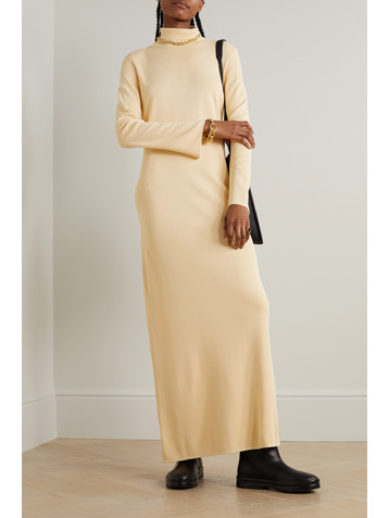 The Row Alicho stretch-jersey turtleneck maxi dress