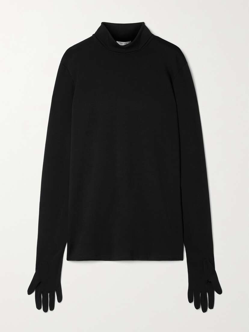 The Row Aino Wool-blend Turtleneck Top - x large
