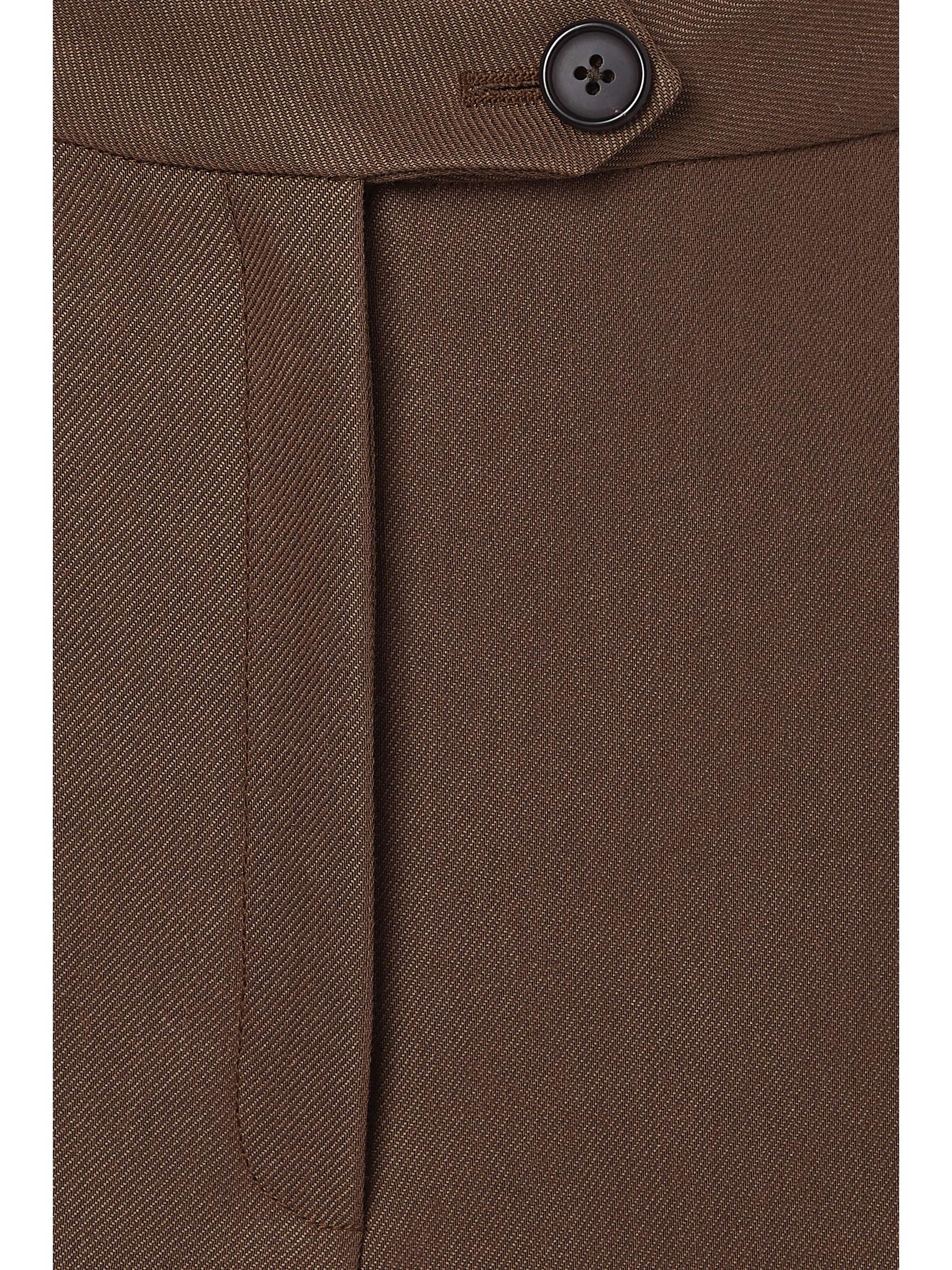 THE ROW Elia wool and silk-blend twill straight-leg pants