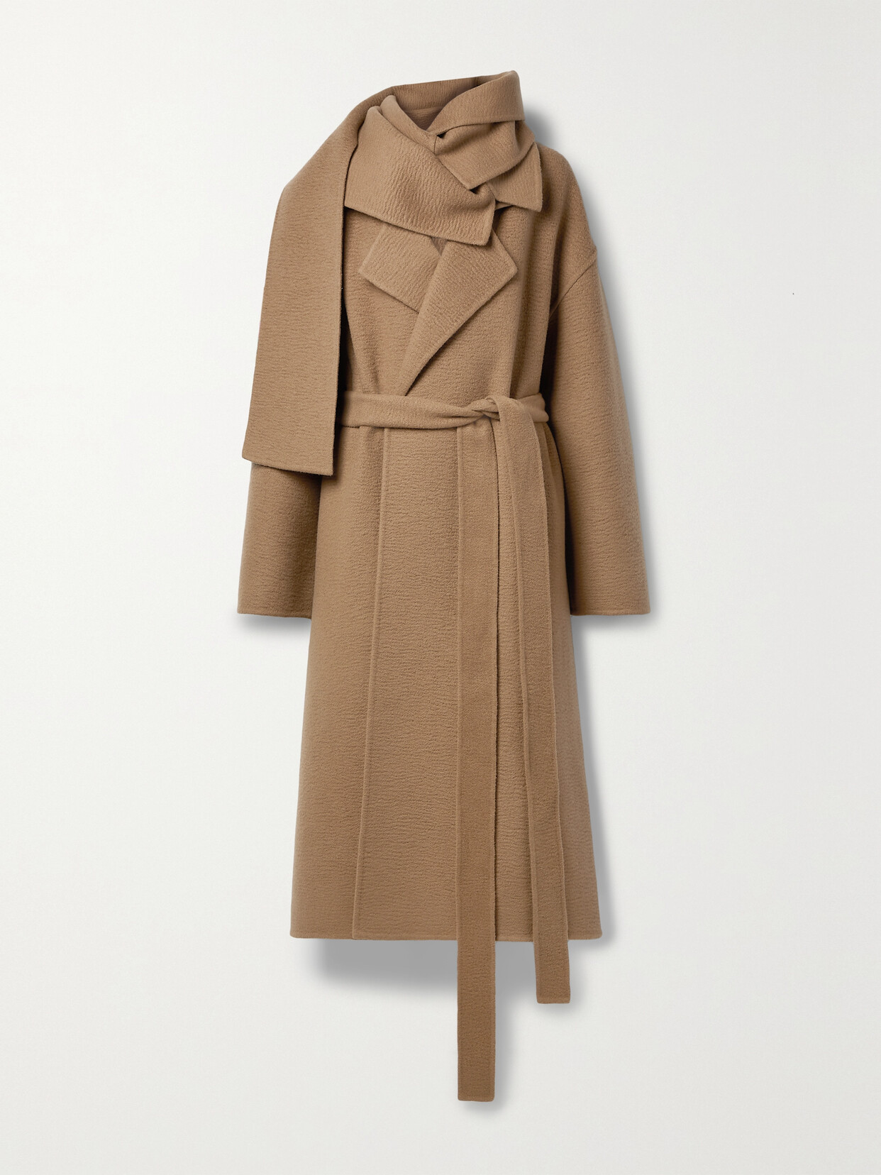 The Row - Marlita Belted Cashmere Coat - Brown