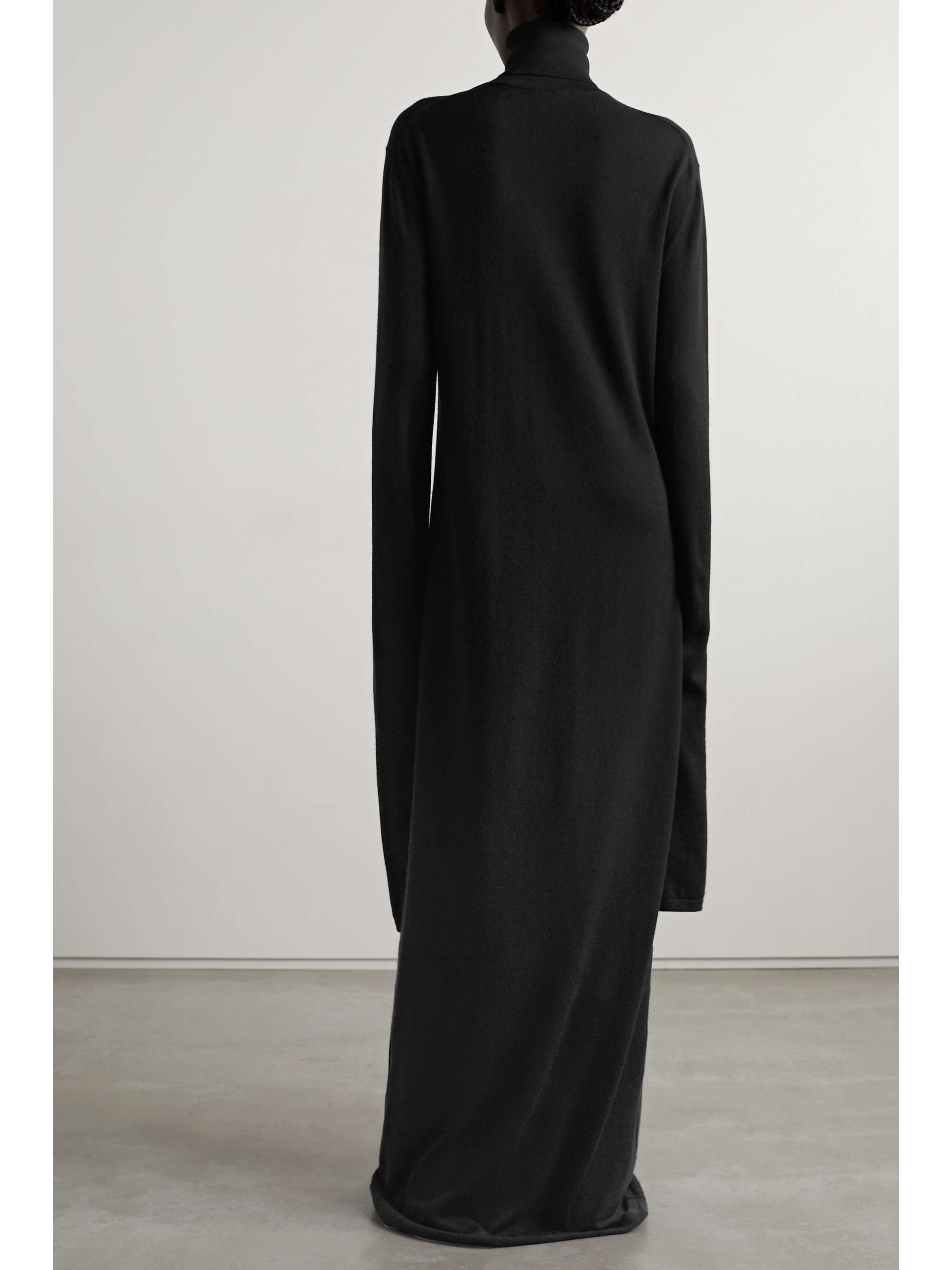 THE ROW Alicia wool turtleneck gown